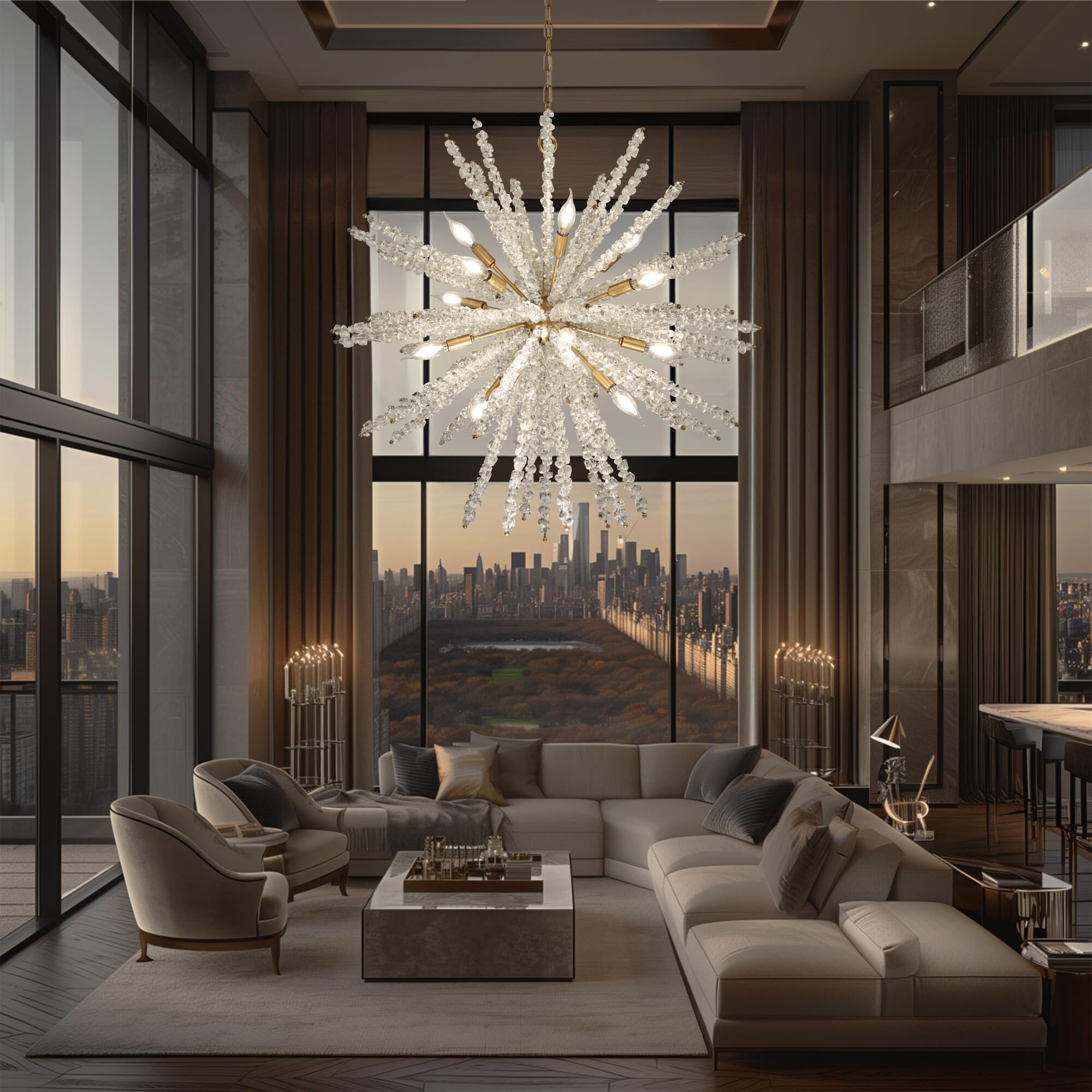 Aisi 36 Inch Large Pendant by Metropolitan Lighting