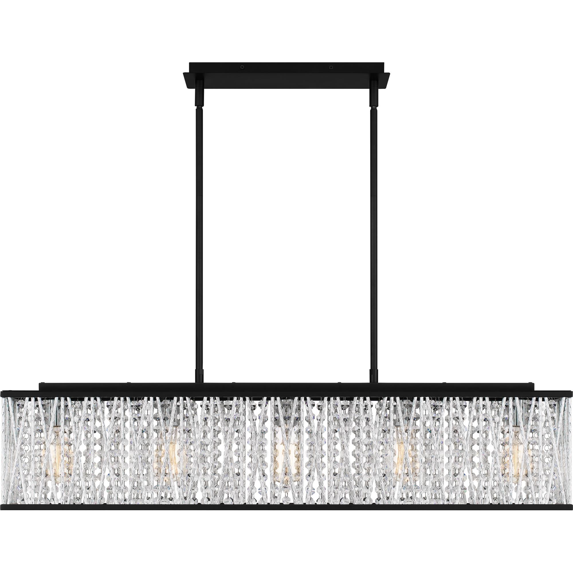 Celeste 38 Inch 5 Light Linear Suspension Light by Quoizel
