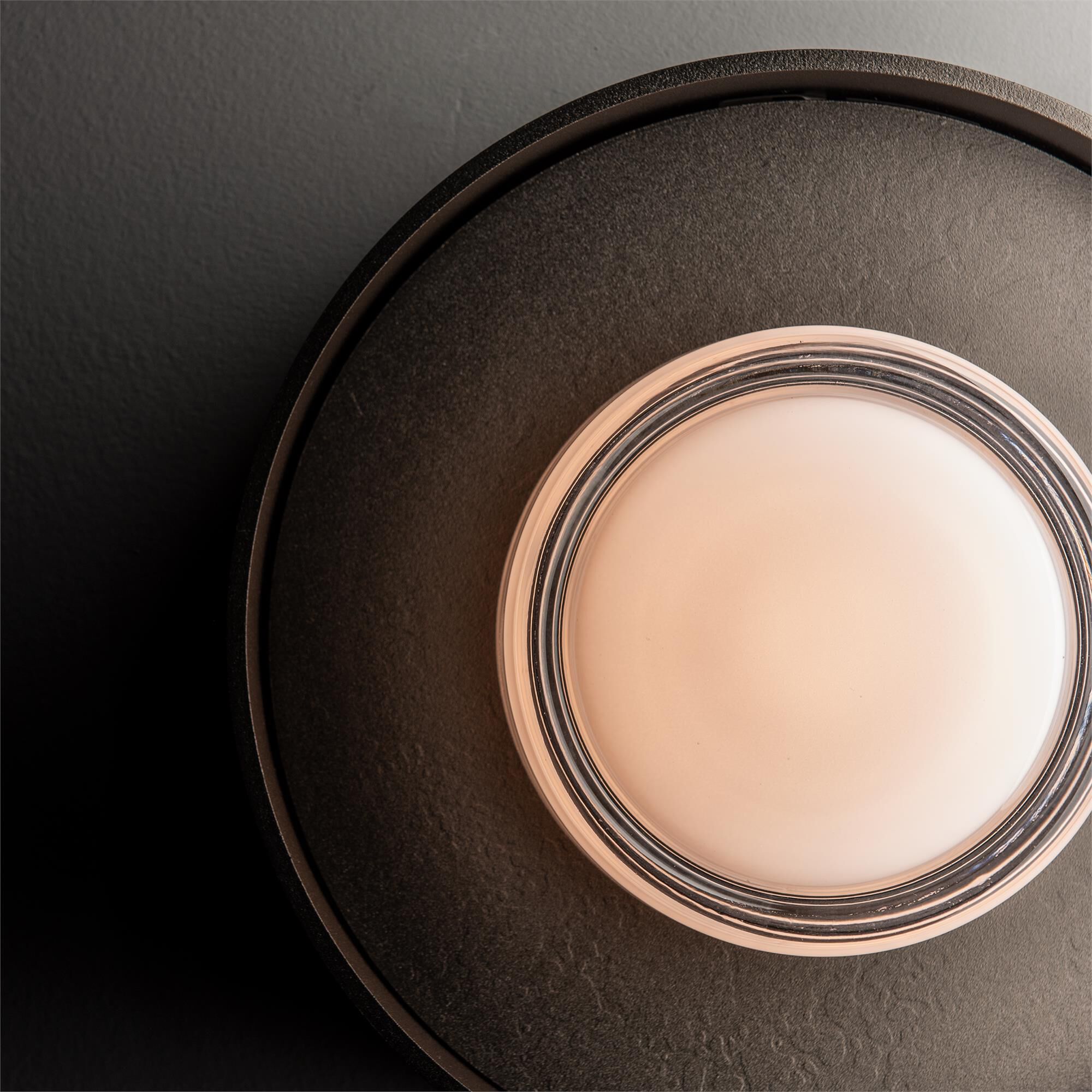 Shown in Oil Rubbed Bronze finish and Clear glass and Bronze accent