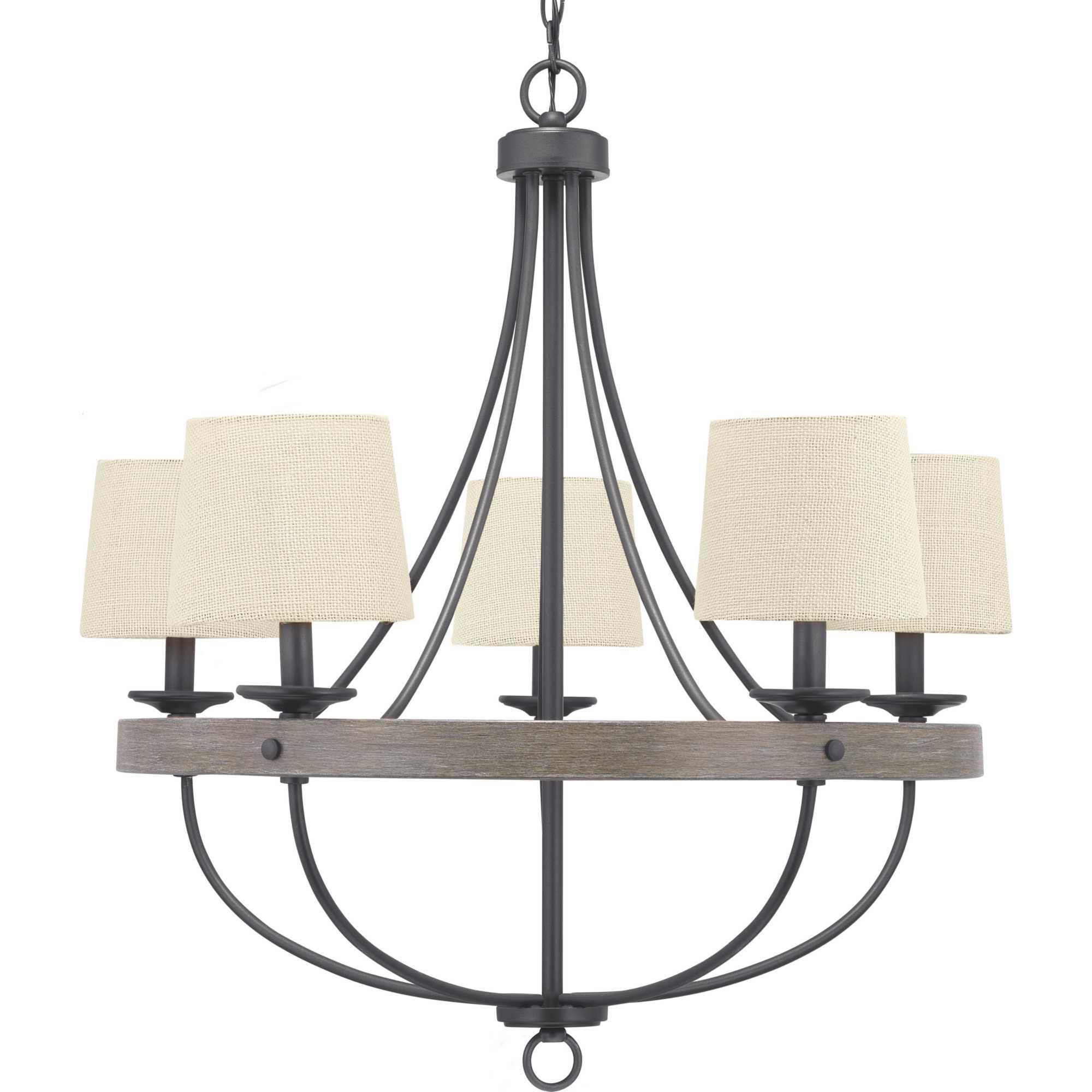Gulliver 26 Inch 5 Light Chandelier by Progress Lighting