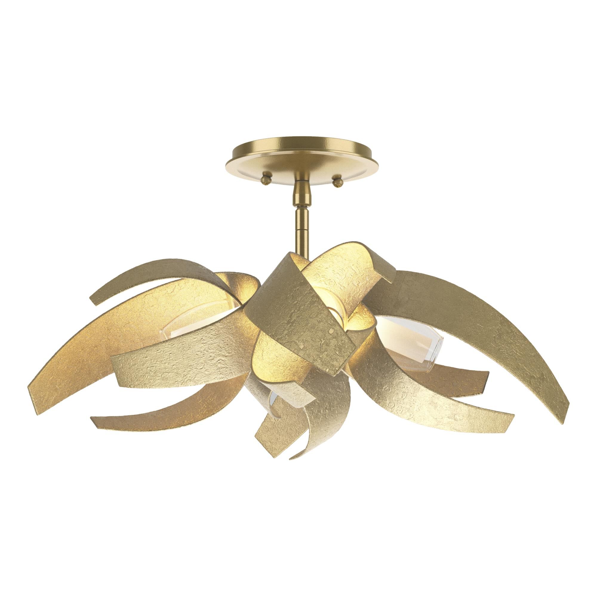 Corona 19 Inch 4 Light Semi Flush Mount by Hubbardton Forge