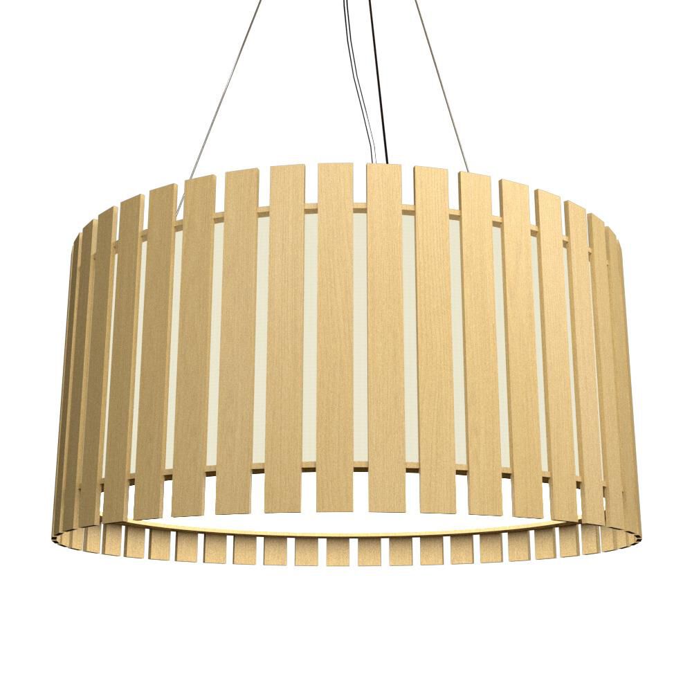 Slatted Large Pendant by Accord Lighting