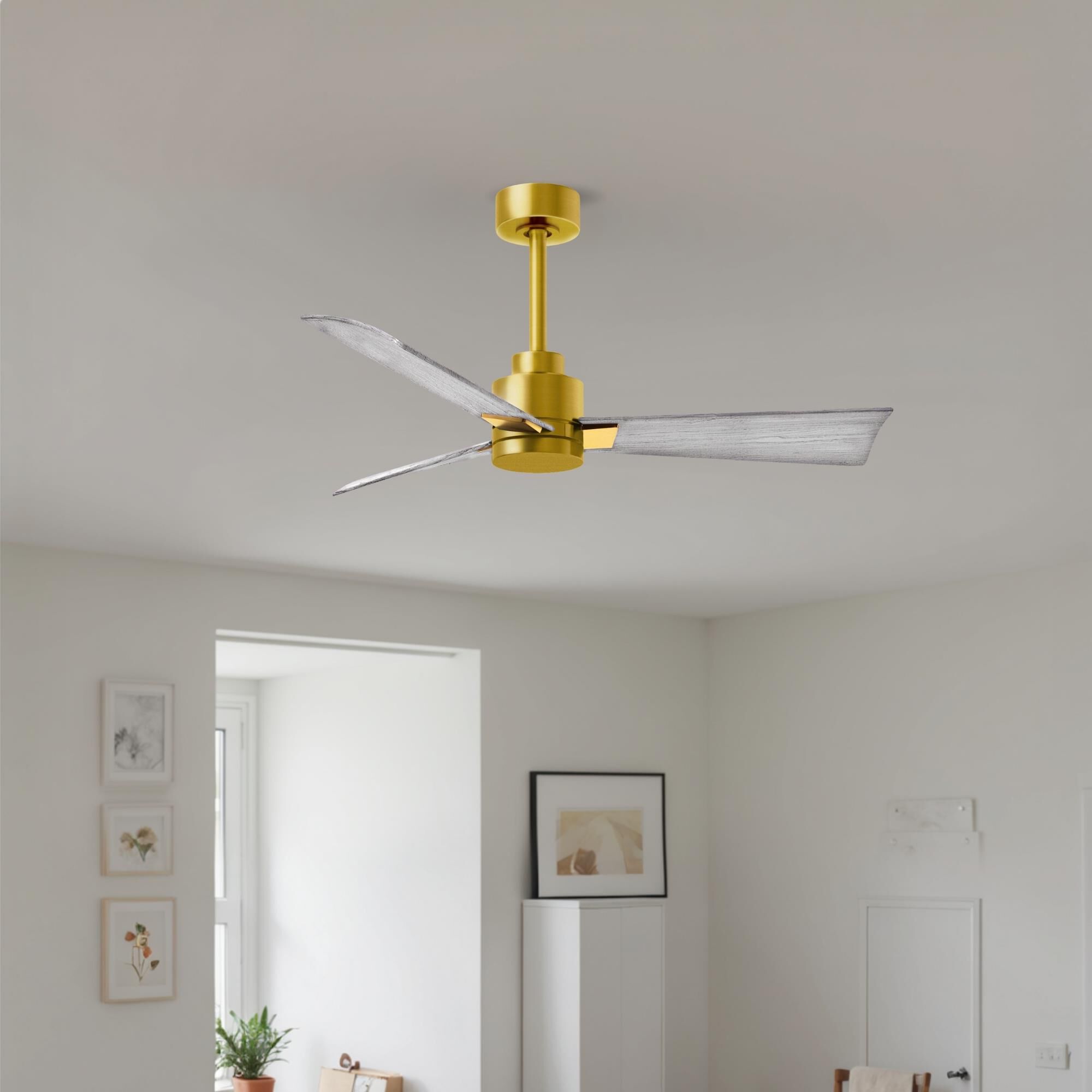 Shown in Brushed Brass finish