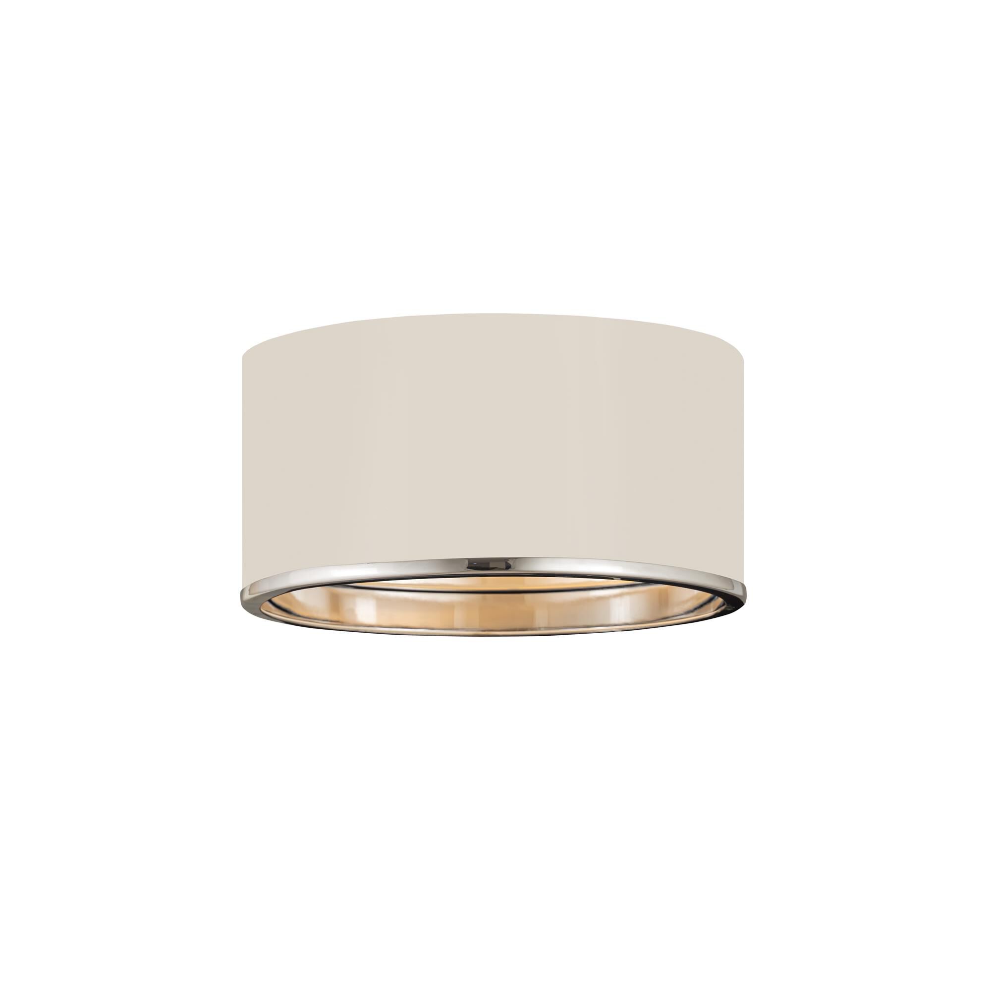 Shown in Matte White And Chrome finish and Steel glass and Steel shade