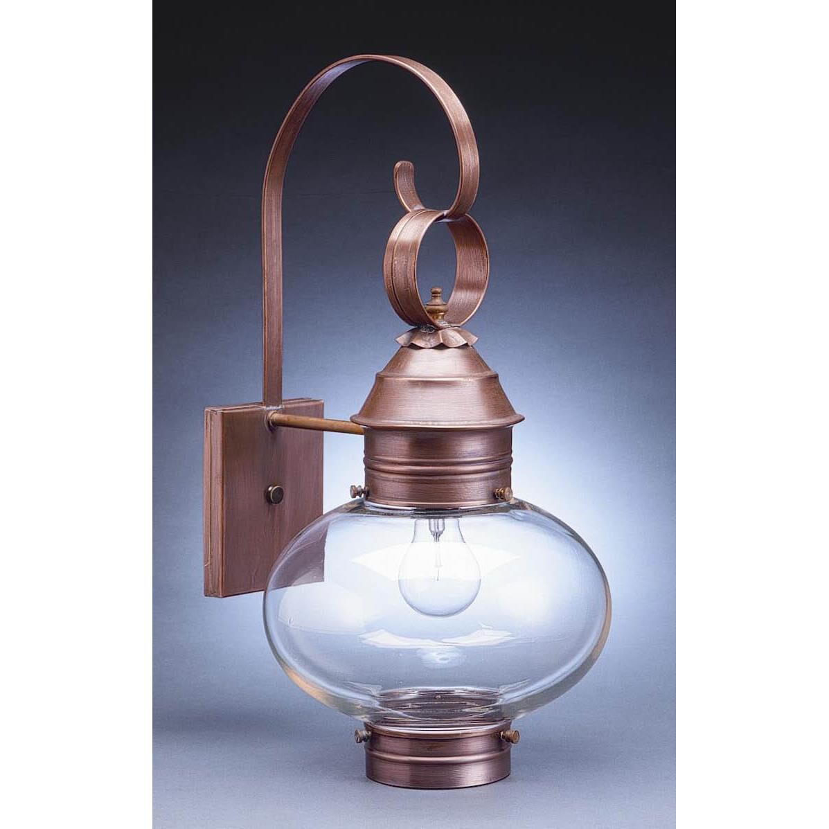 Onion 21 Inch Tall Outdoor Wall Light by Northeast Lantern