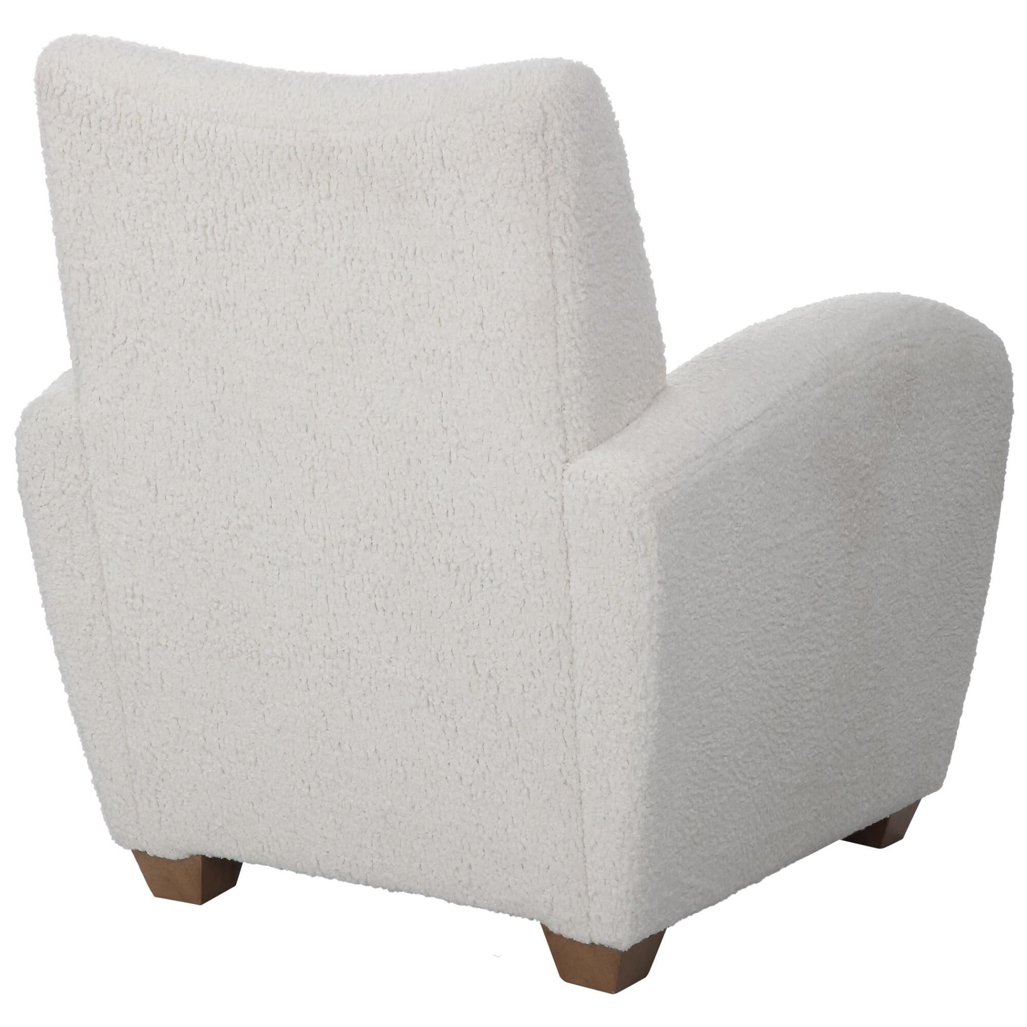 Shown in With Its Curved Track Arms And Supportive Back, This Cozy Accent Chair Is The Perfect Balance Of Com finish