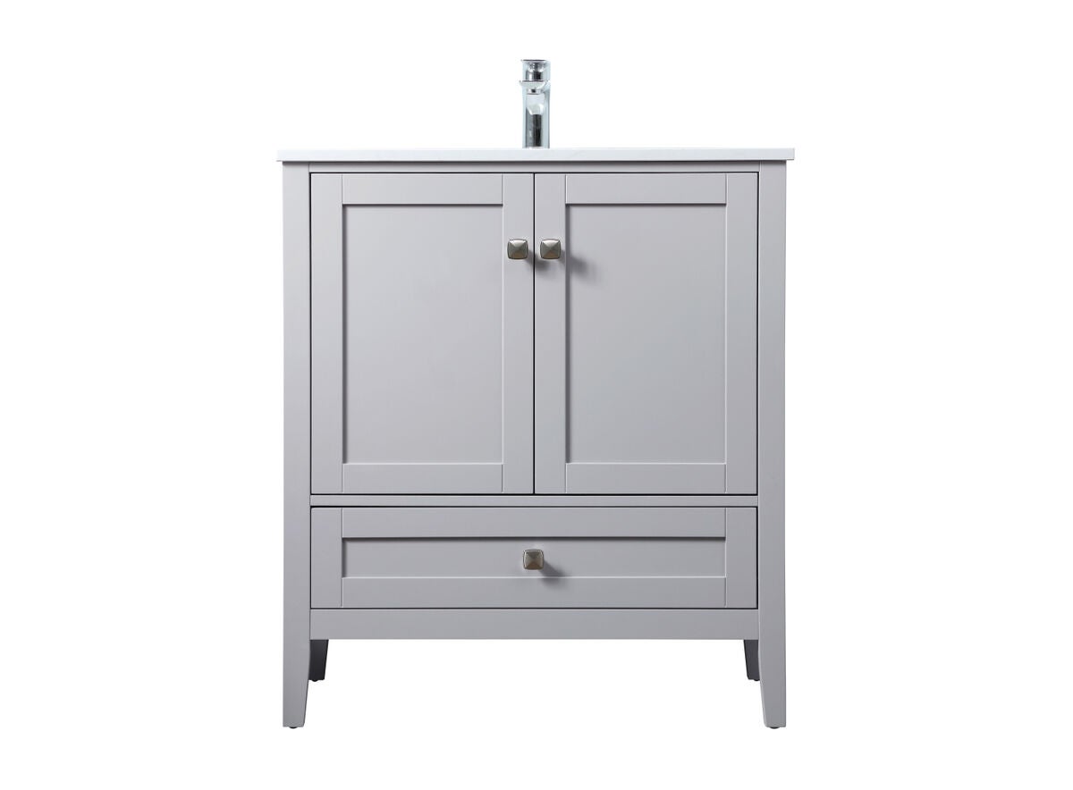 Shown in Grey finish