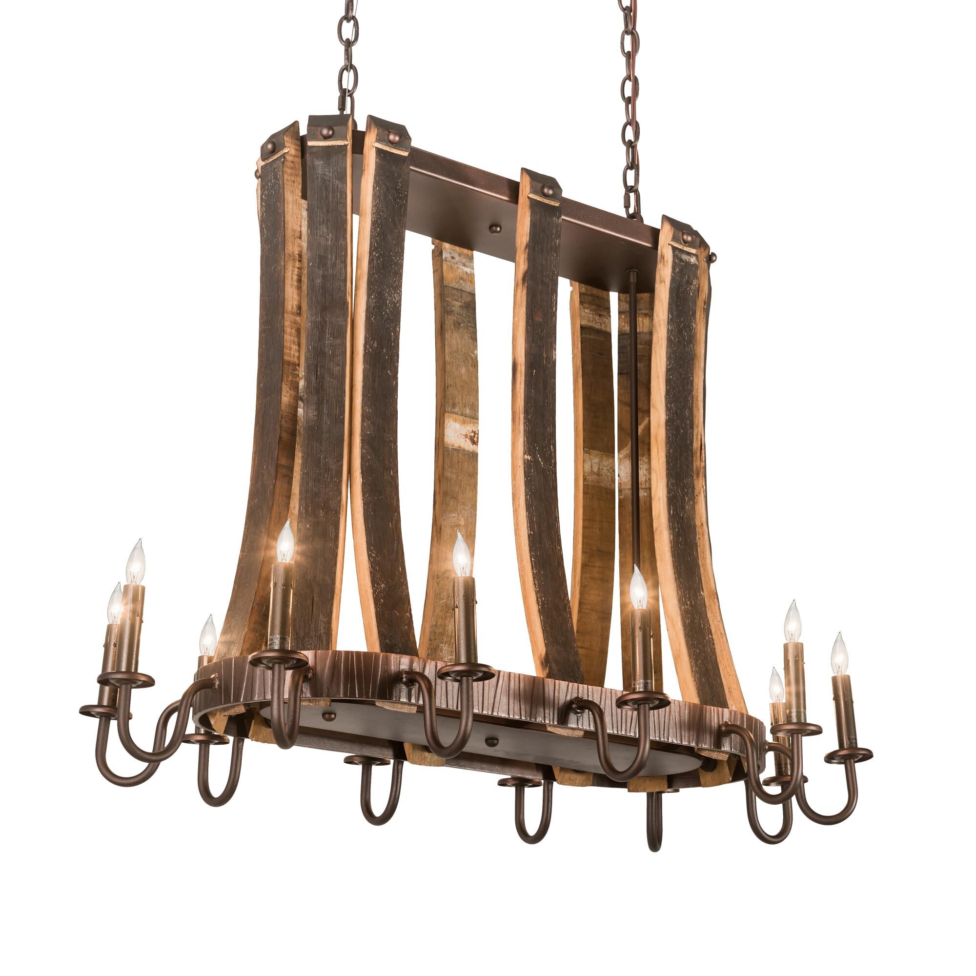 40 Inch 12 Light Mini Chandelier by Meyda Lighting