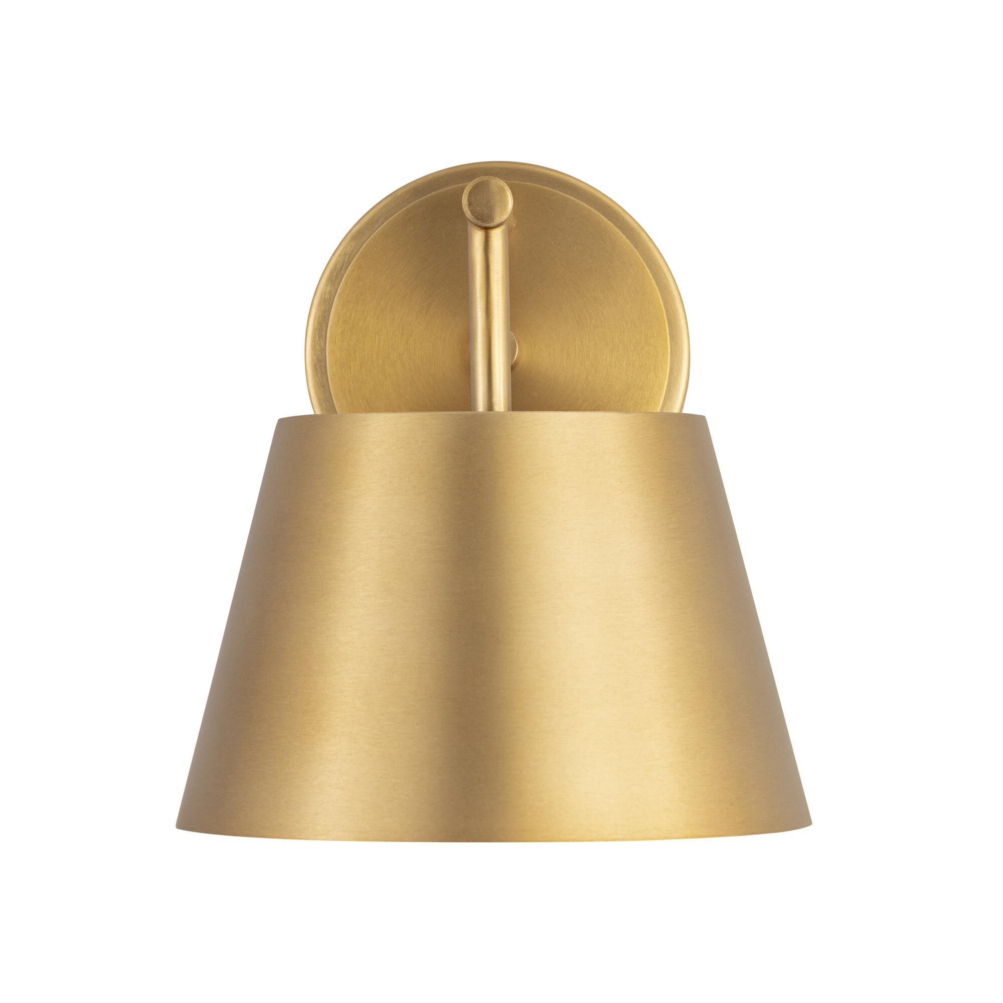 Shown in Modern Gold finish and Modern Gold glass and Modern Gold shade