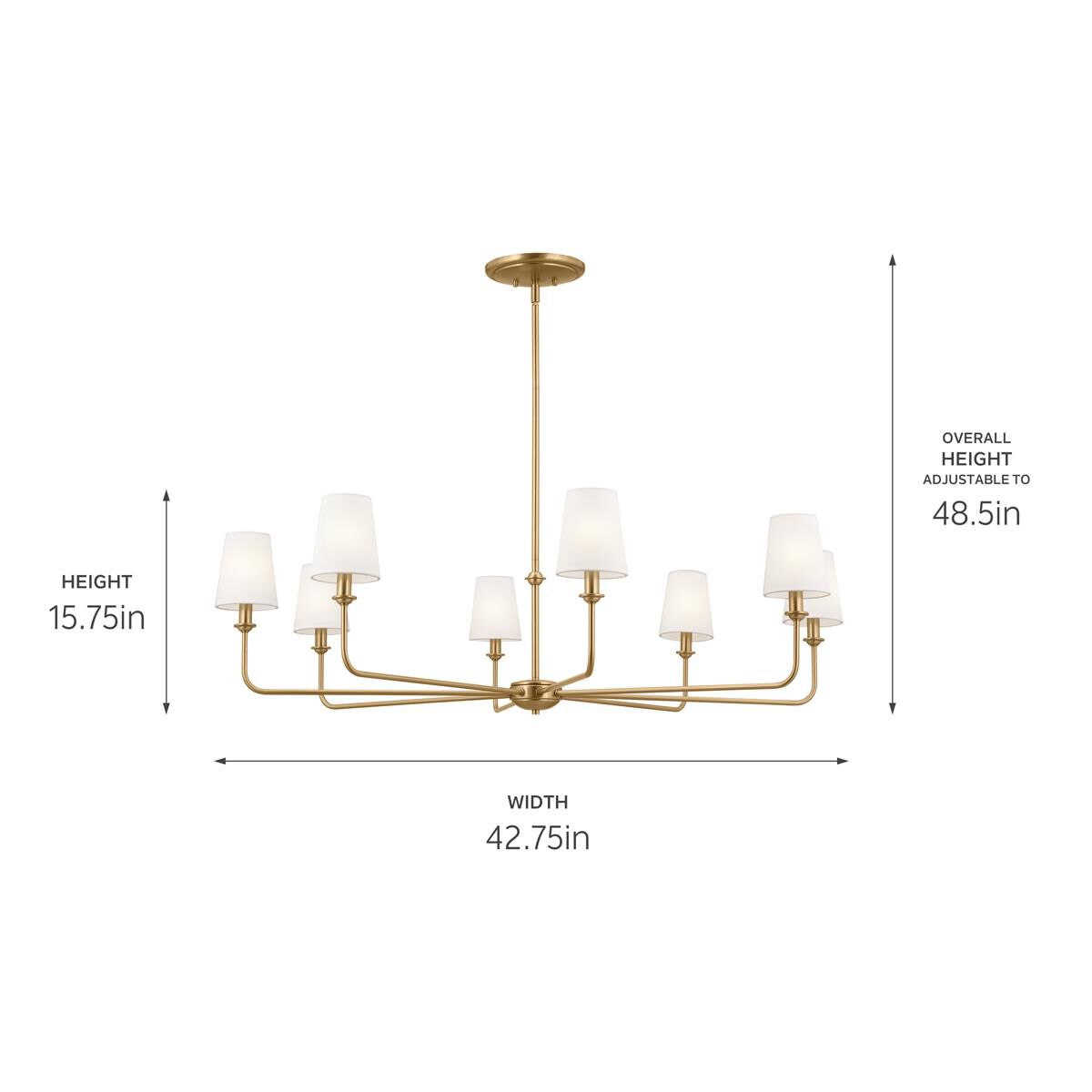 Pallas 8 Light Mini Chandelier by Kichler Lighting