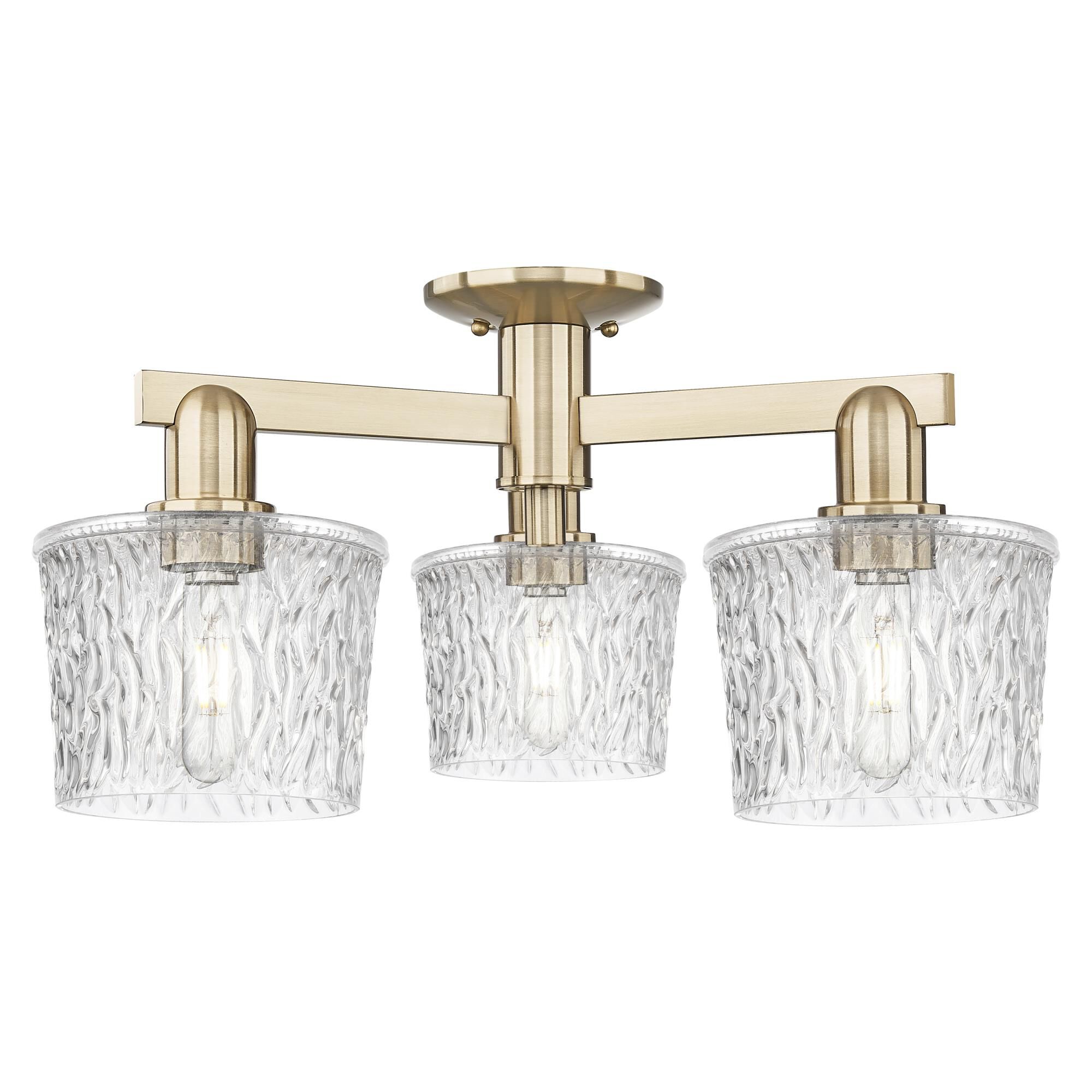 Bruno Marashlian Niagara 24 Inch Semi Flush Mount by Innovations Lighting