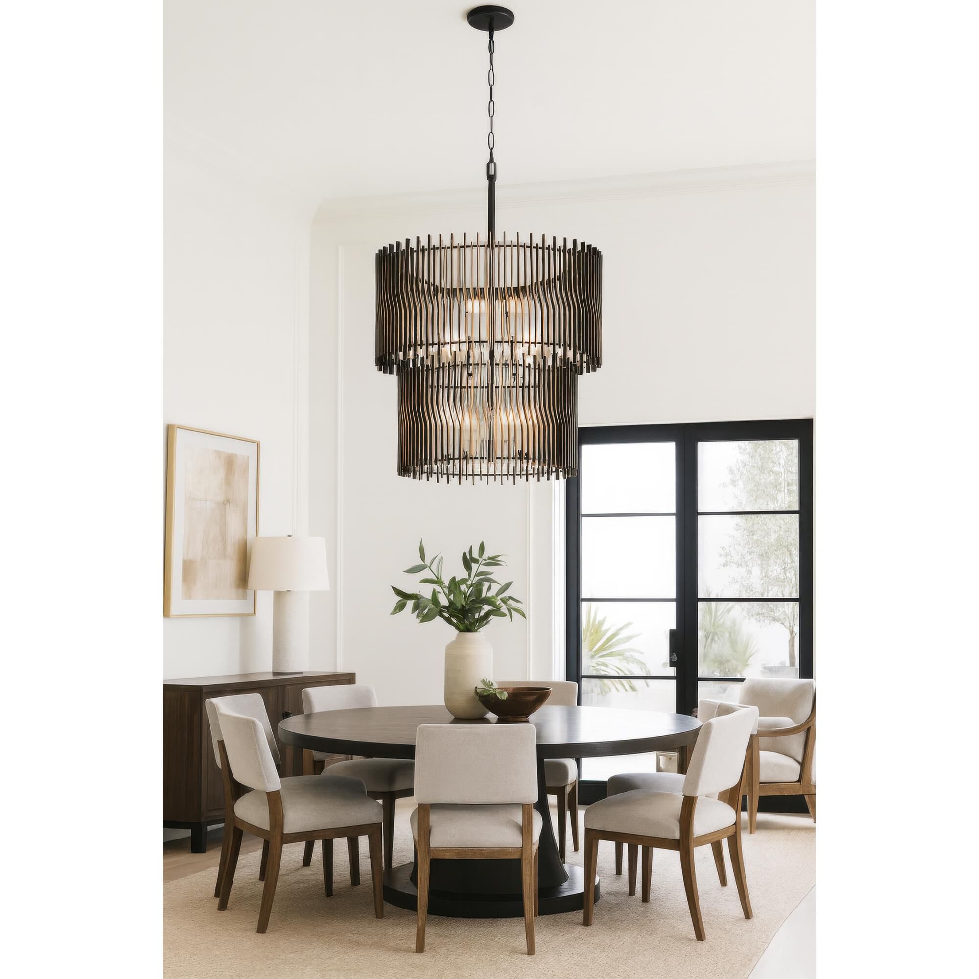 Ron Henderson Park Row 32 Inch Chandelier by Varaluz