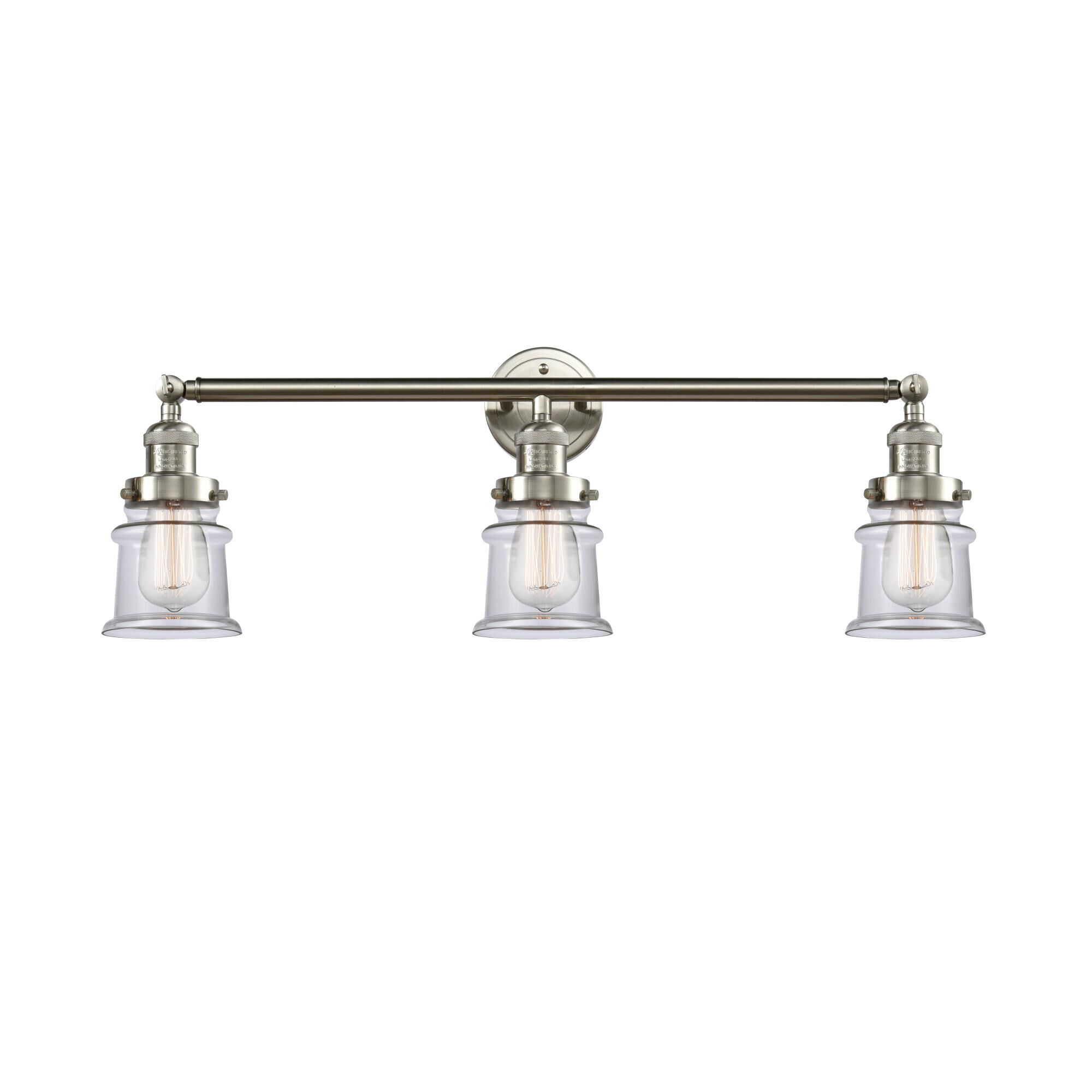 Bruno Marashlian Small Canton 30 Inch 3 Light Bath Vanity Light by Innovations Lighting