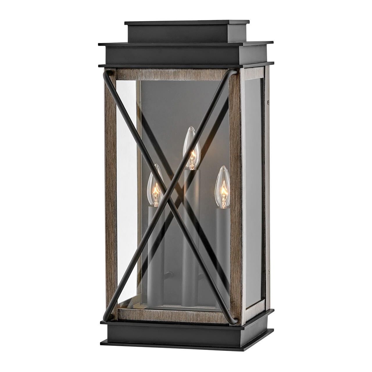 Montecito 22 Inch Tall 3 Light Outdoor Wall Light by Hinkley Lighting