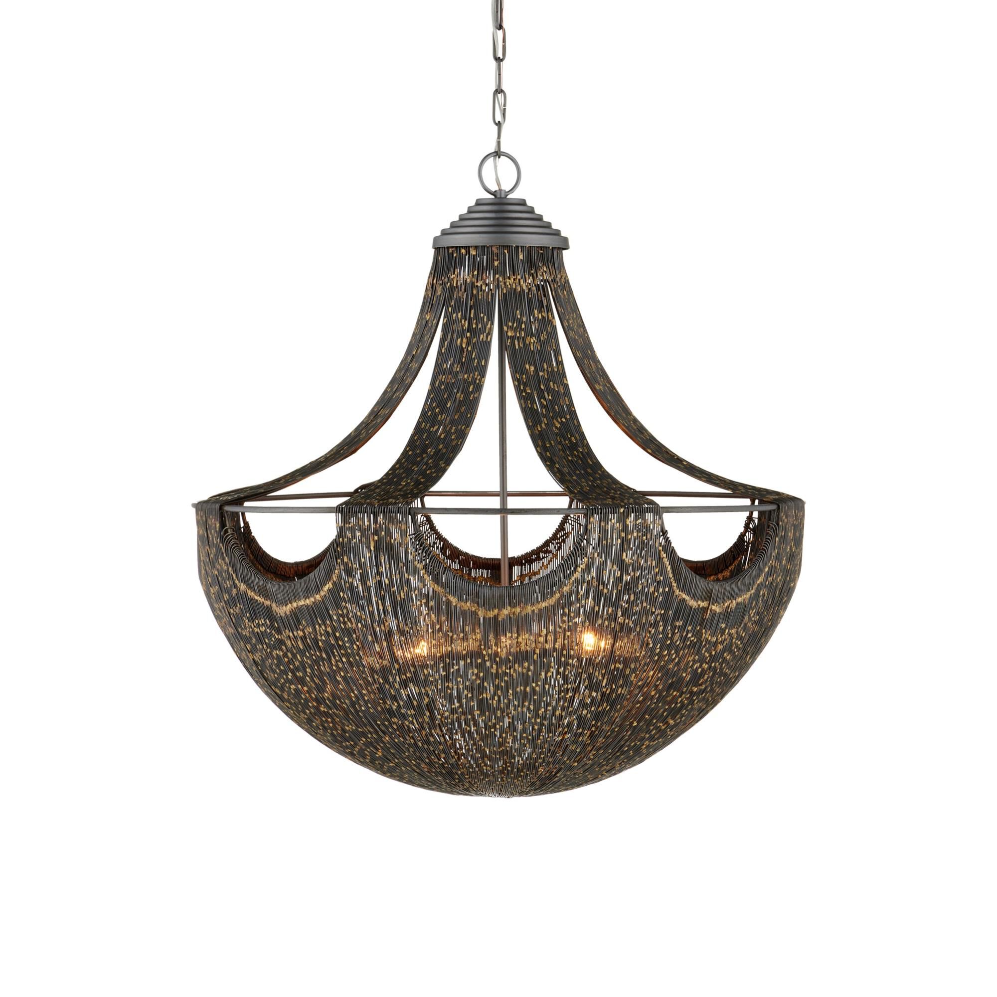 Eduardo 30 Inch Large Pendant by Currey and Company
