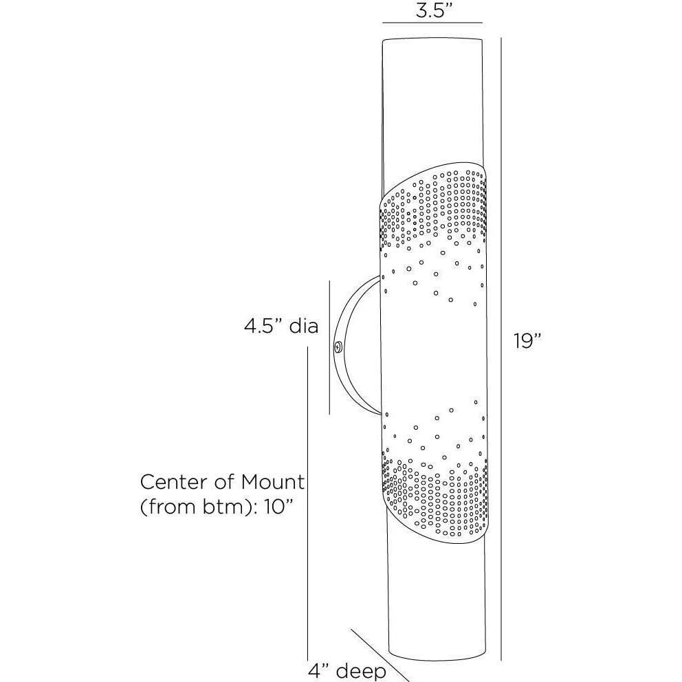 Exelsior 19 Inch Wall Sconce by Arteriors Home