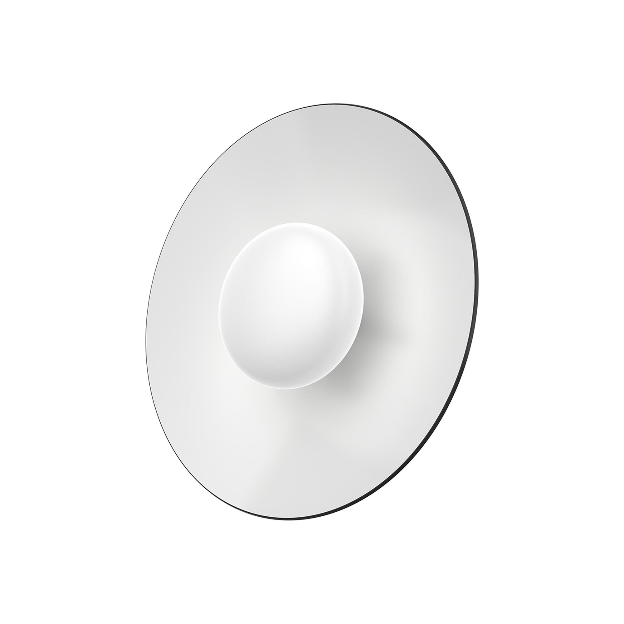 Shown in Black/White finish and Opal glass and Metal shade