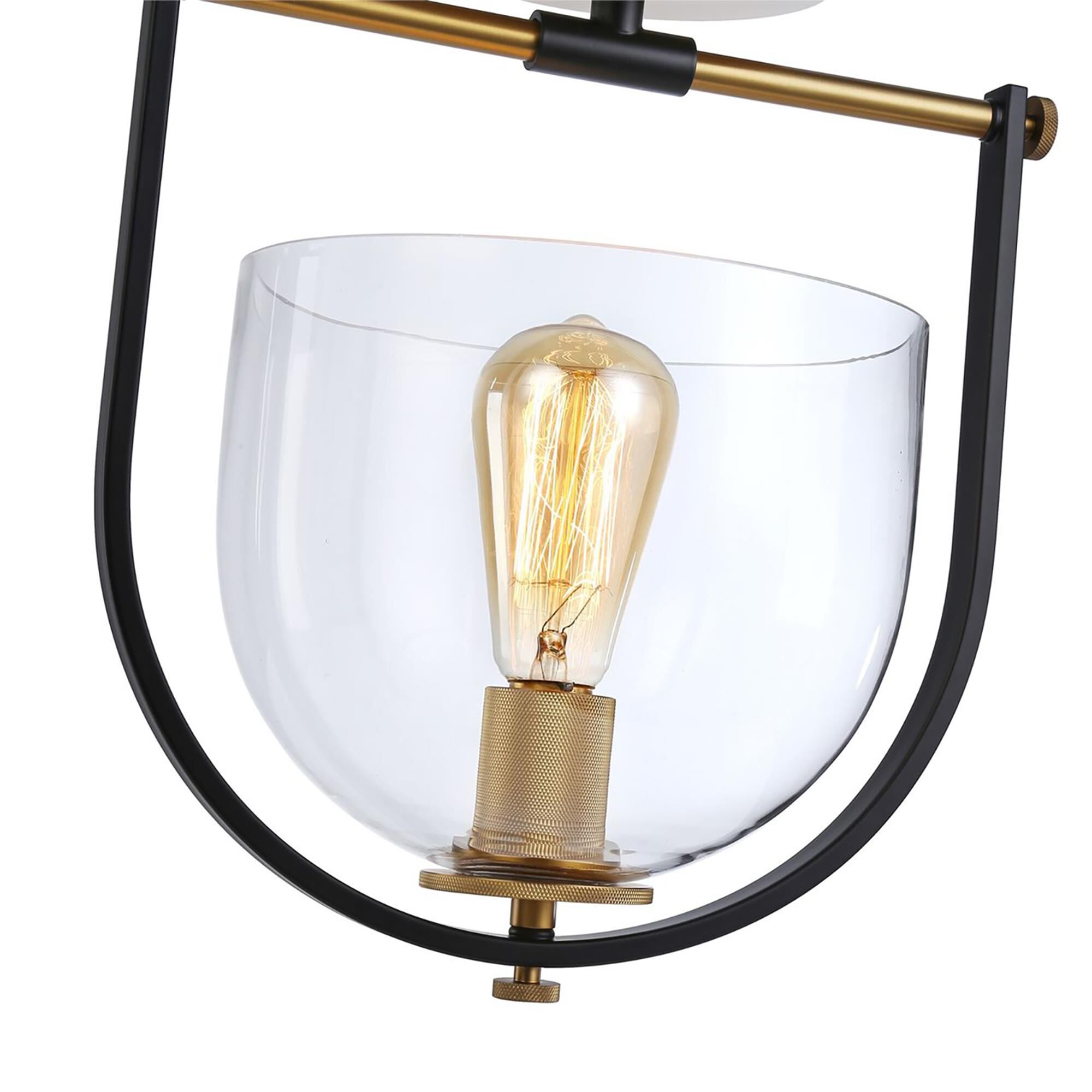 Kevin Kraemer Cheshire 12 Inch 1 Light Semi Flush Mount,