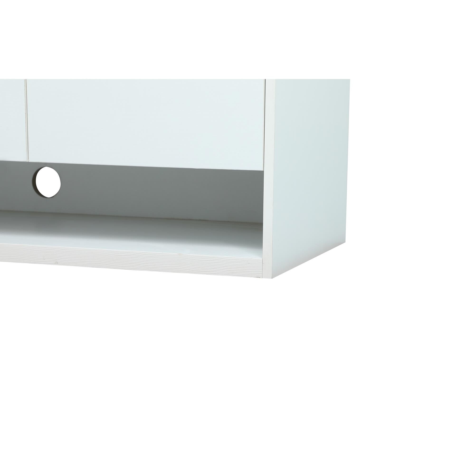 Shown in White finish