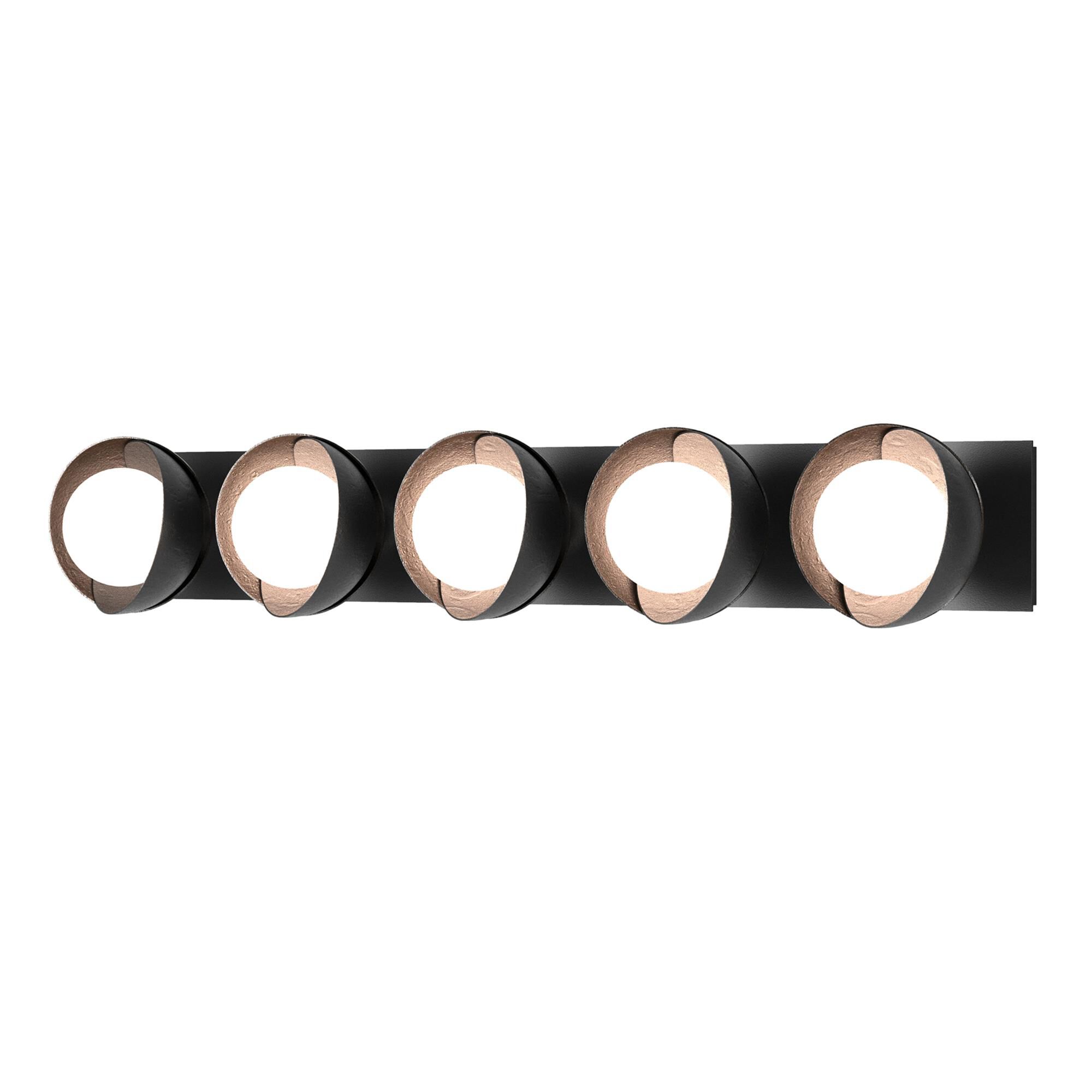 Shown in Black finish and Opal glass and Oil Rubbed Bronze (14) accent
