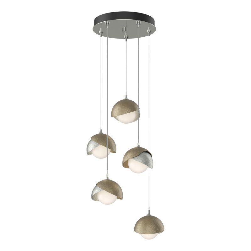 Brooklyn 16 Inch 5 Light Multi Light Pendant by Hubbardton Forge