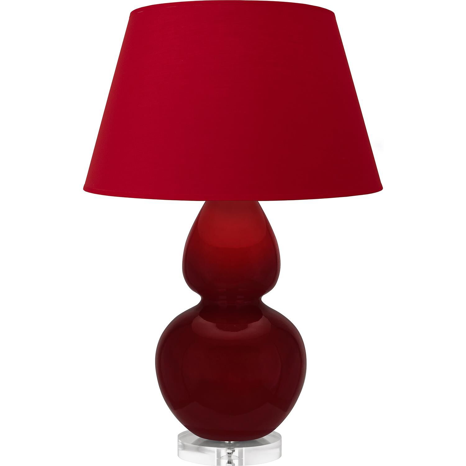 Shown in Sangria finish and Black and Red shade and Lucite accent