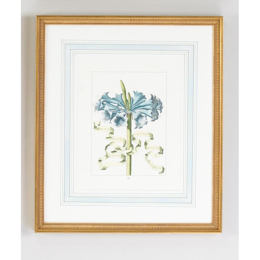 Bl Floral Painting by Chelsea House