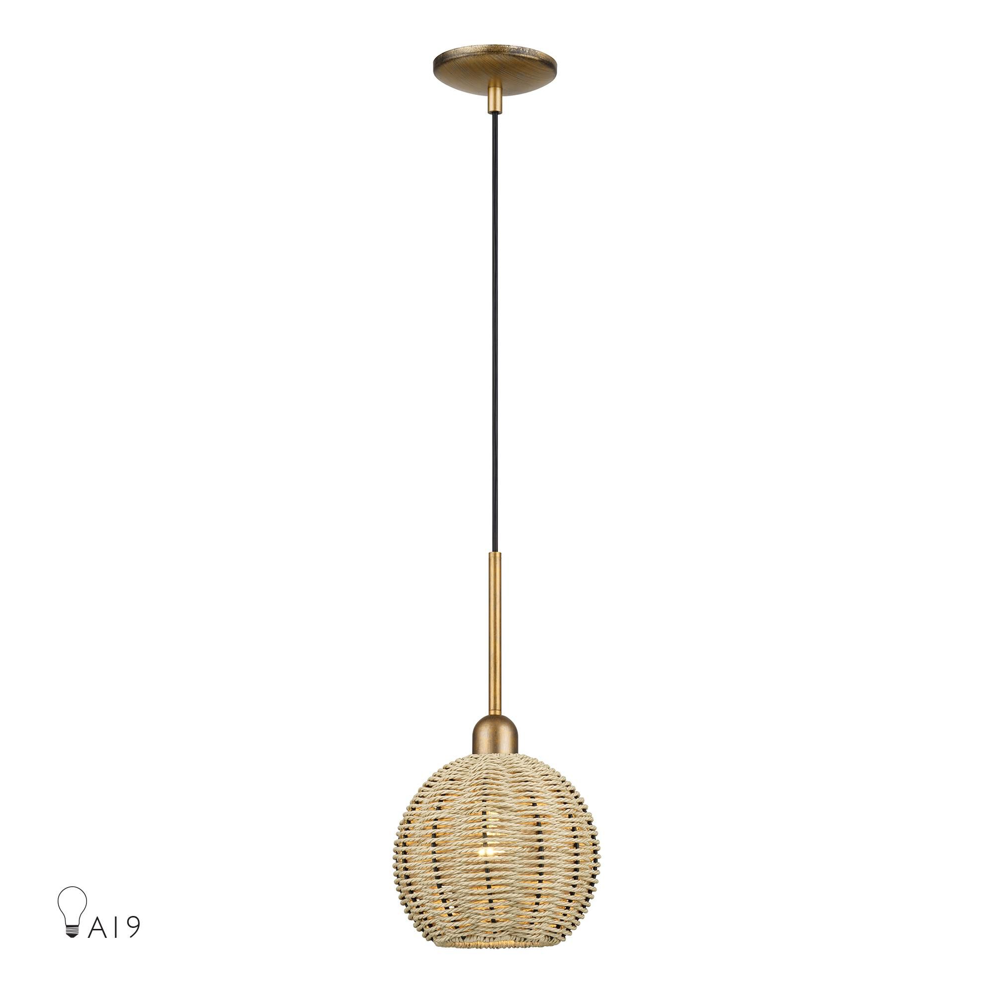 Summervine 8 Inch Mini Pendant by Livex Lighting