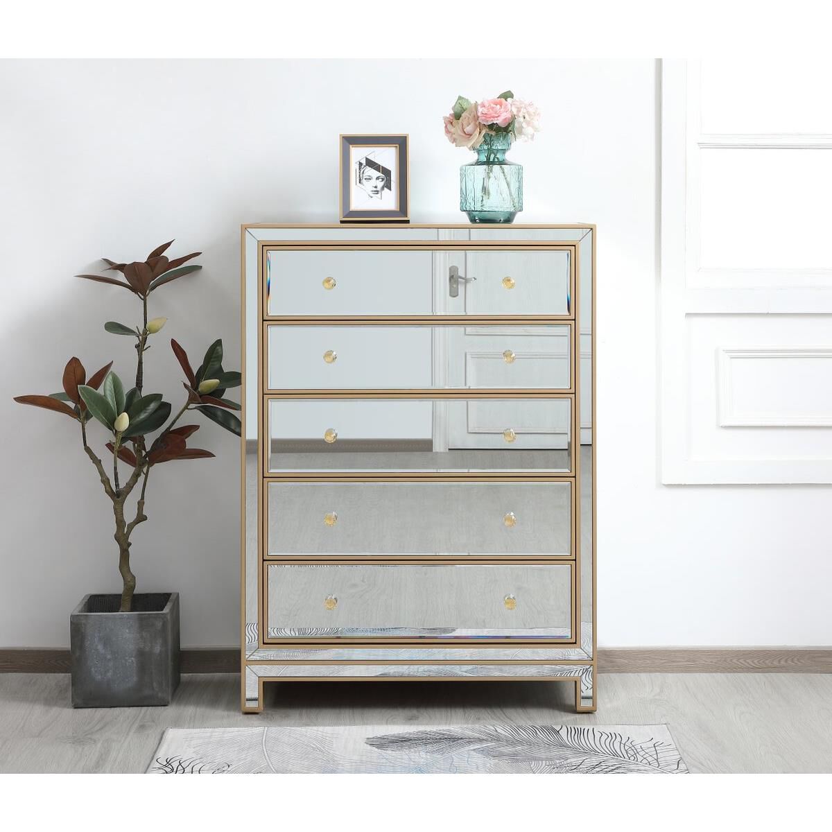 Shown in Gold finish