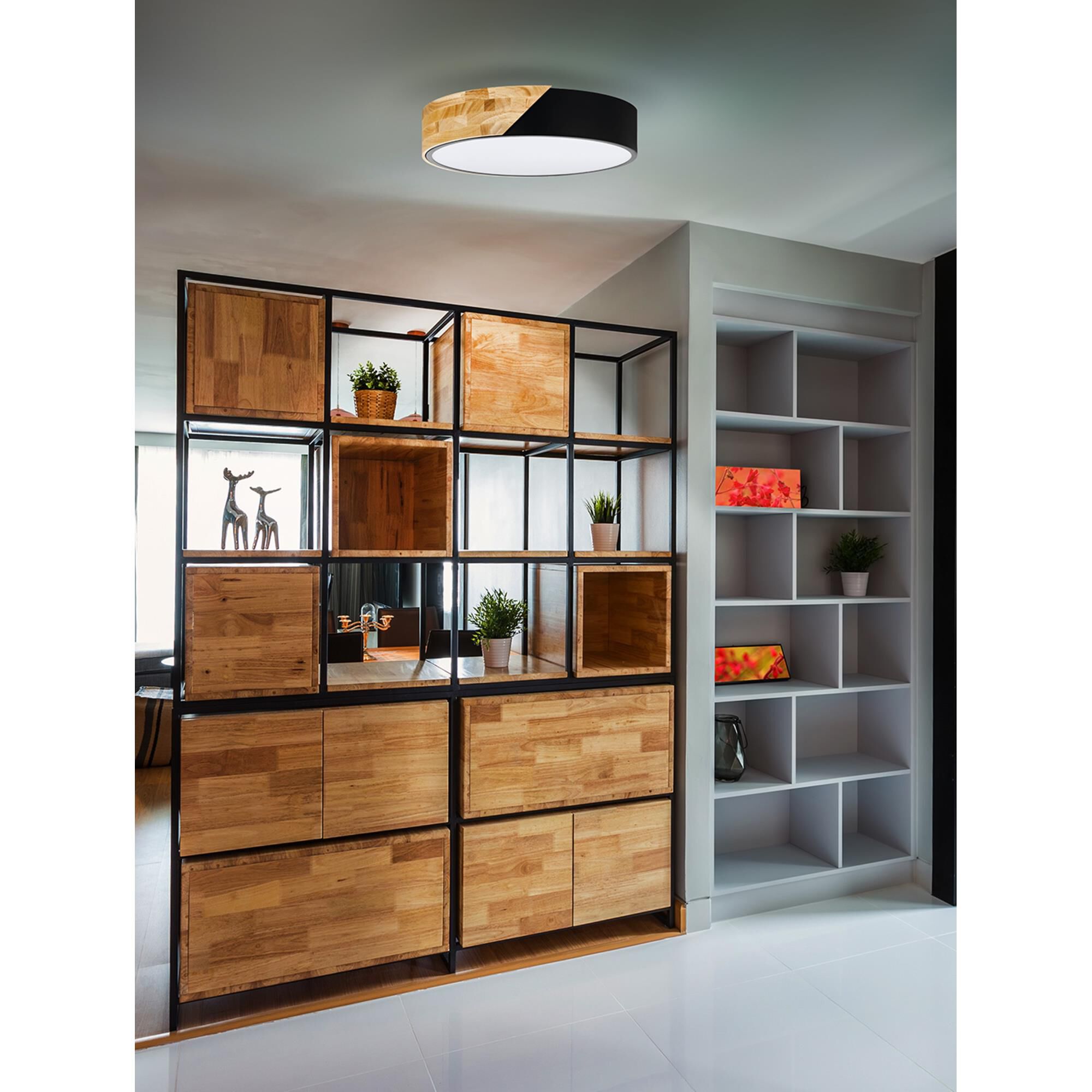 Eglo Grimaldino 16 Inch 2 Light Semi Flush Mount by Eglo Lighting