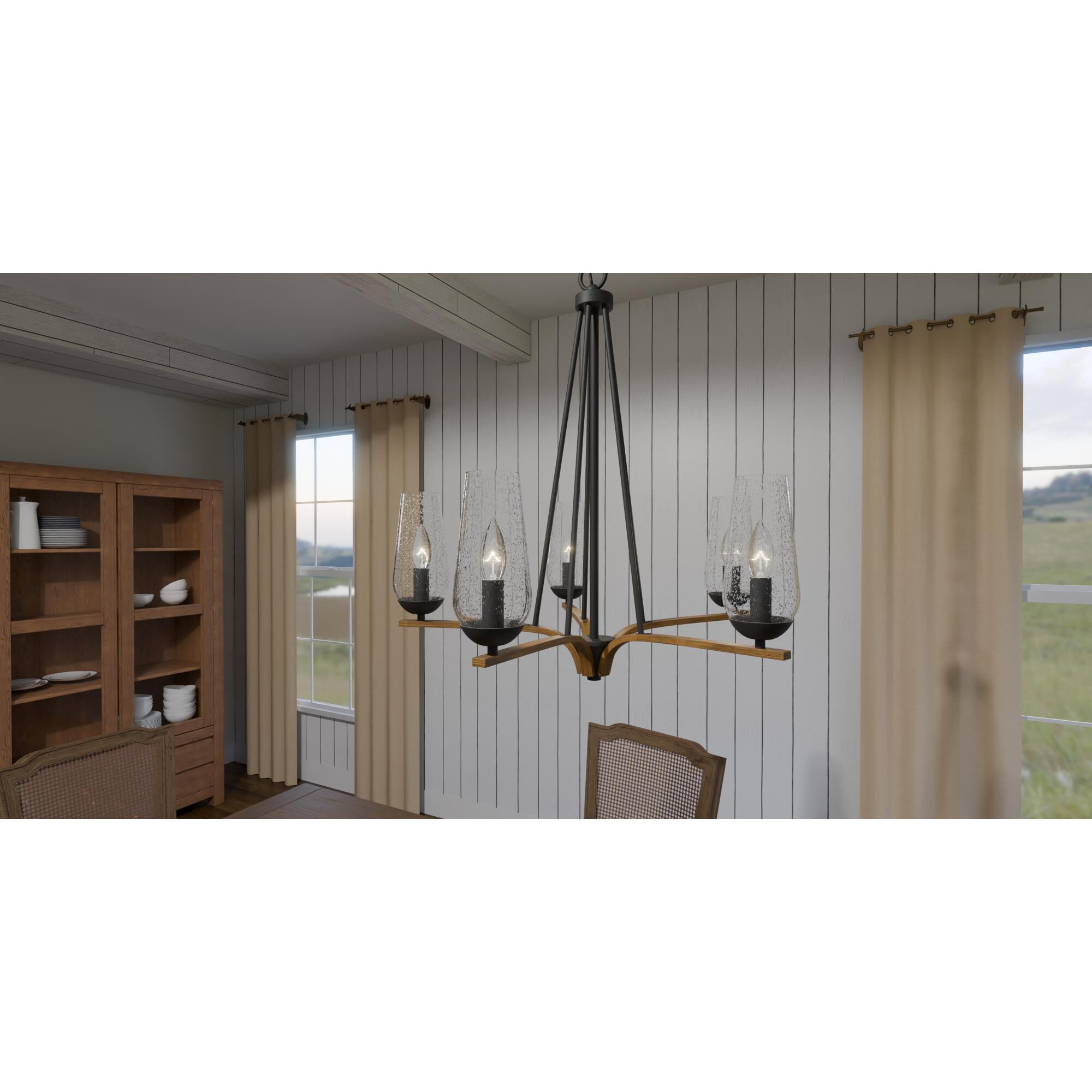 Rochester 25 Inch 5 Light Chandelier by Quoizel