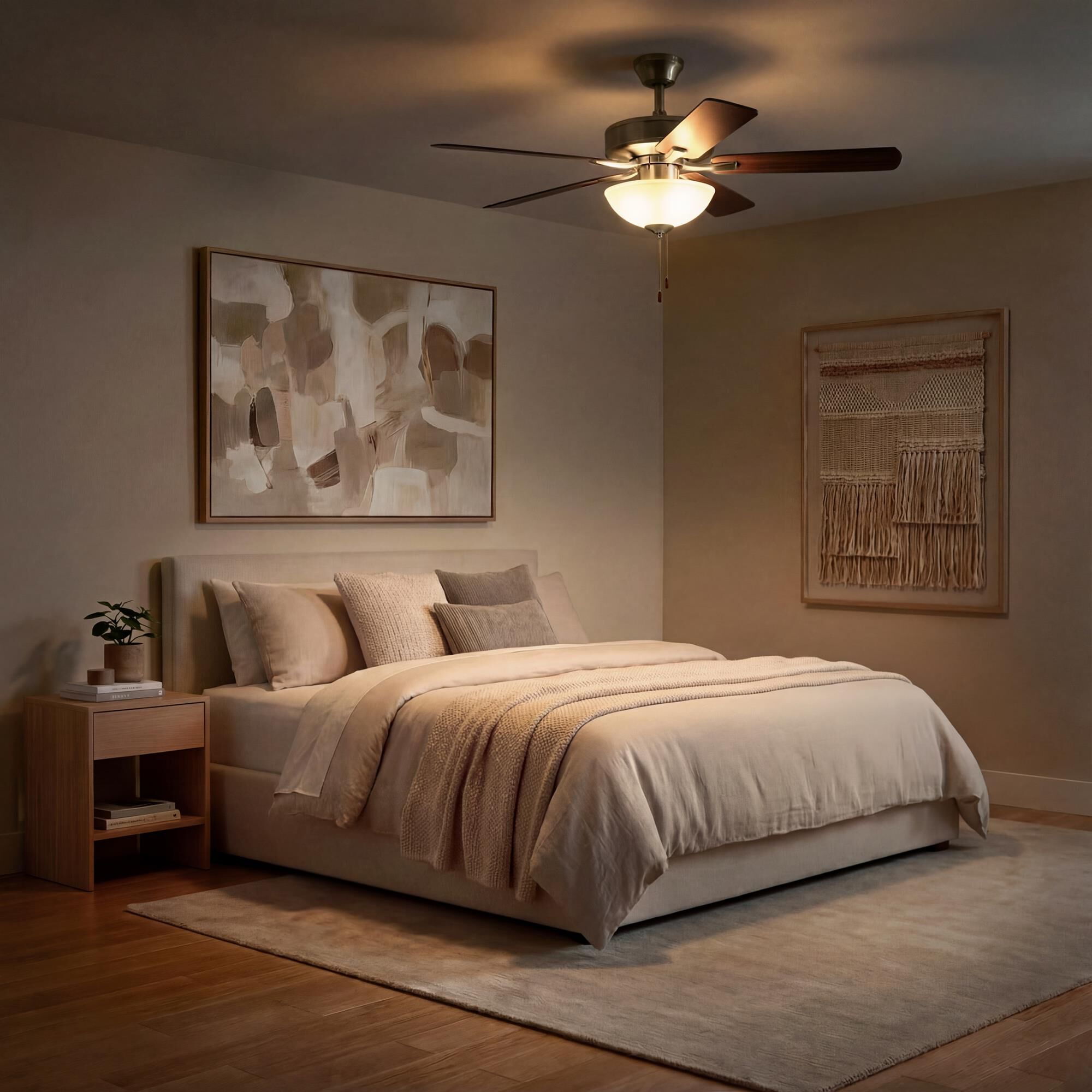 Basics 52 Inch Ceiling Fan with Light Kit by Kichler Lighting