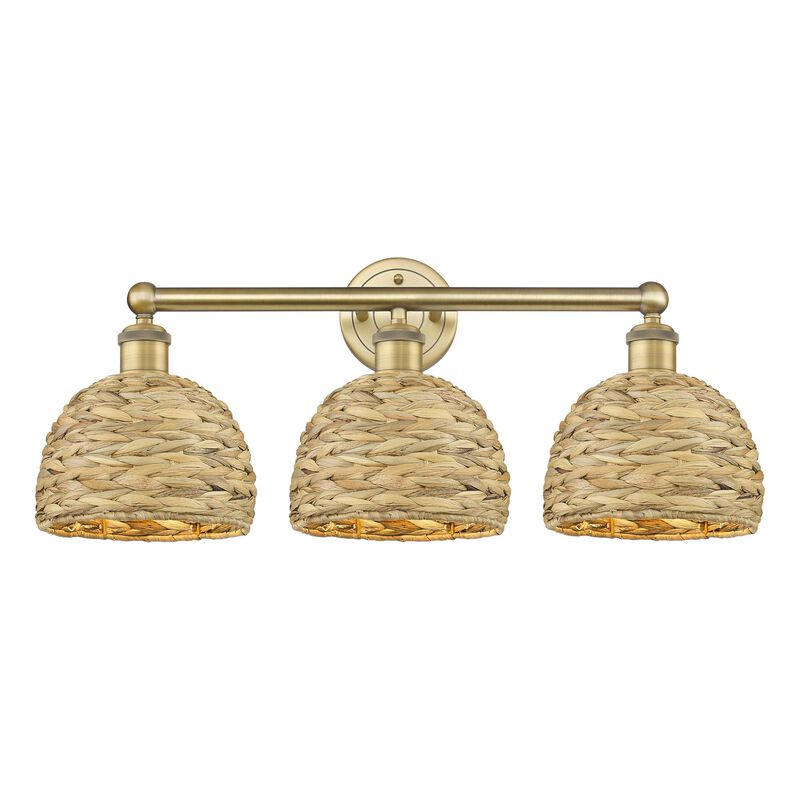 Bruno Marashlian Woven Rattan 26 Inch Bath Vanity Light by Innovations Lighting