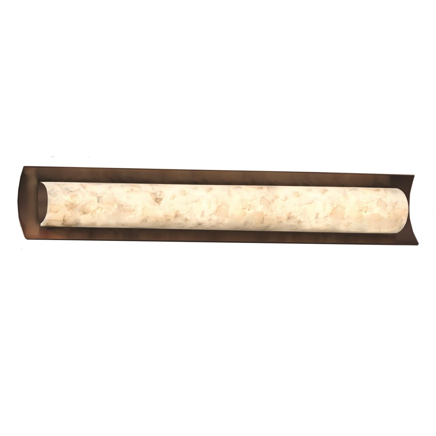 Alabaster Rocks! 30 Inch 1 Light LED Bath Vanity Light by Justice Design Group