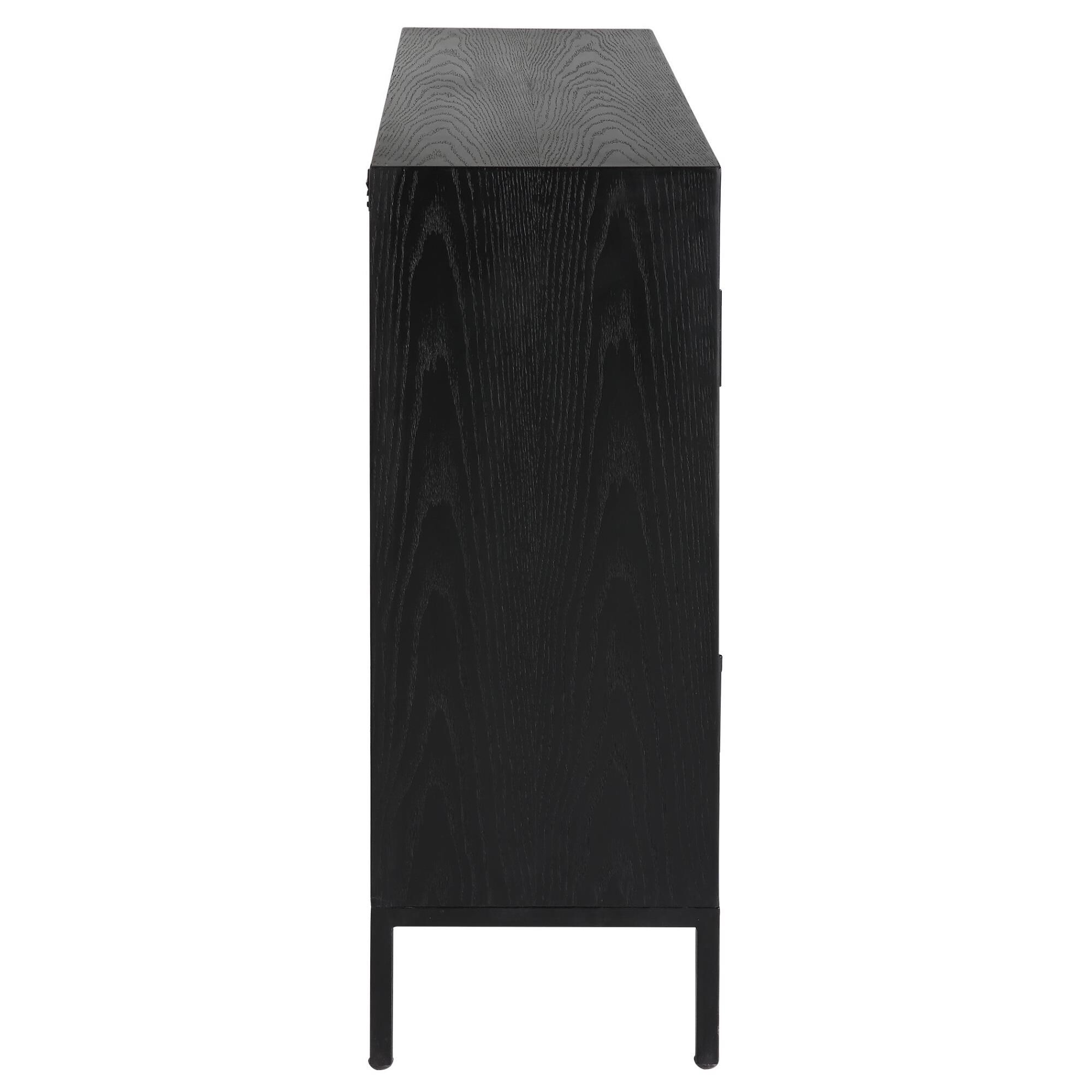 Shown in Ebony Oak with Aged Gold finish