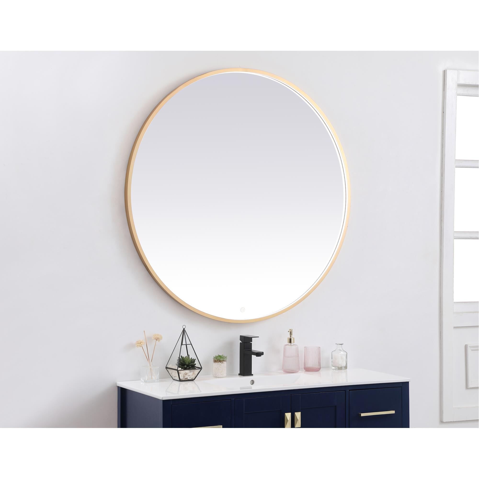 Pier LED Lighted Mirror by Elegant Decor