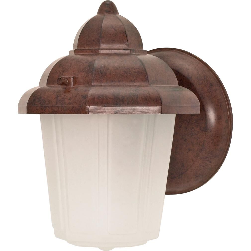 Hood 9 Inch Tall 1 Light Outdoor Wall Light by Nuvo Lighting