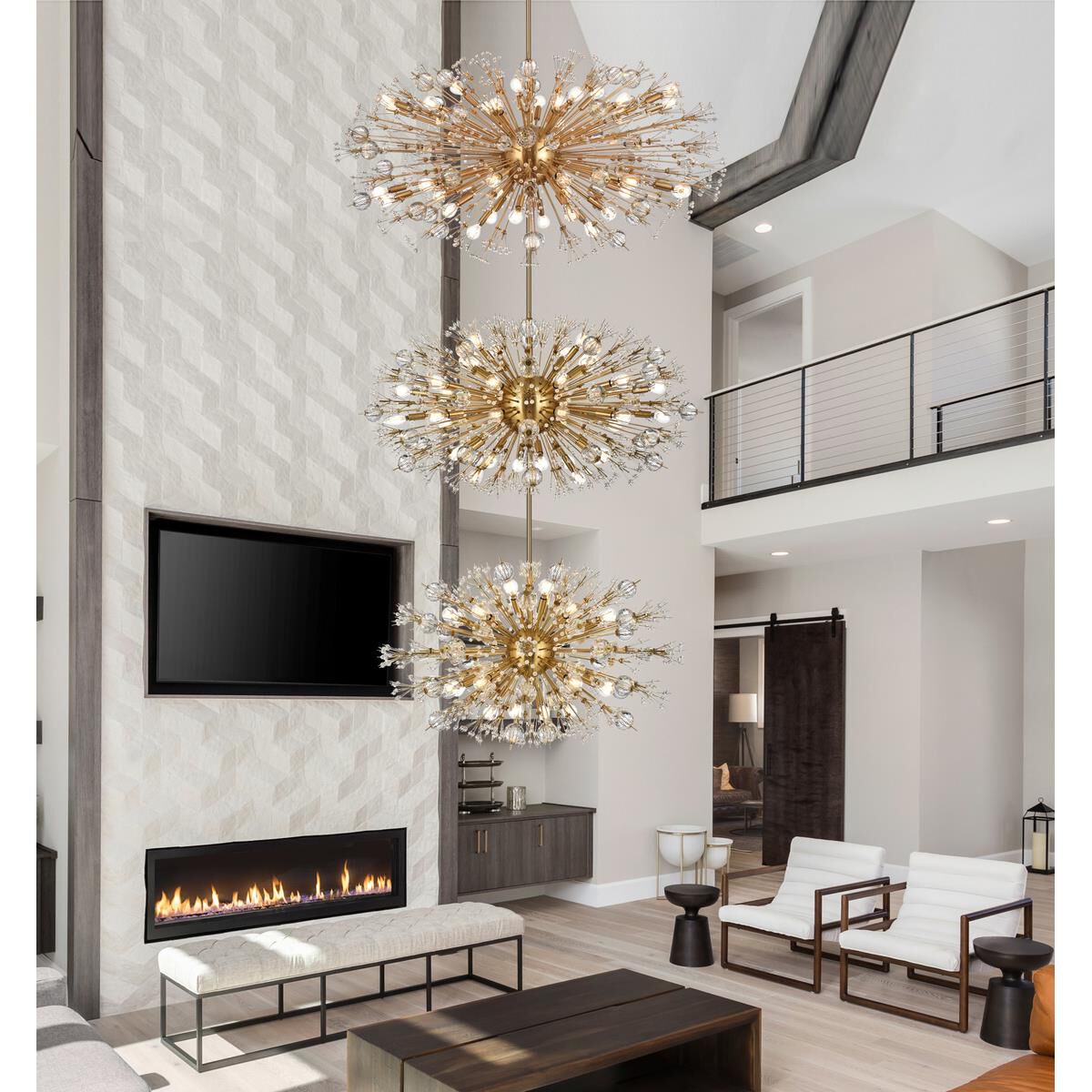 Vera 26 Inch Chandelier by Elegant Lighting