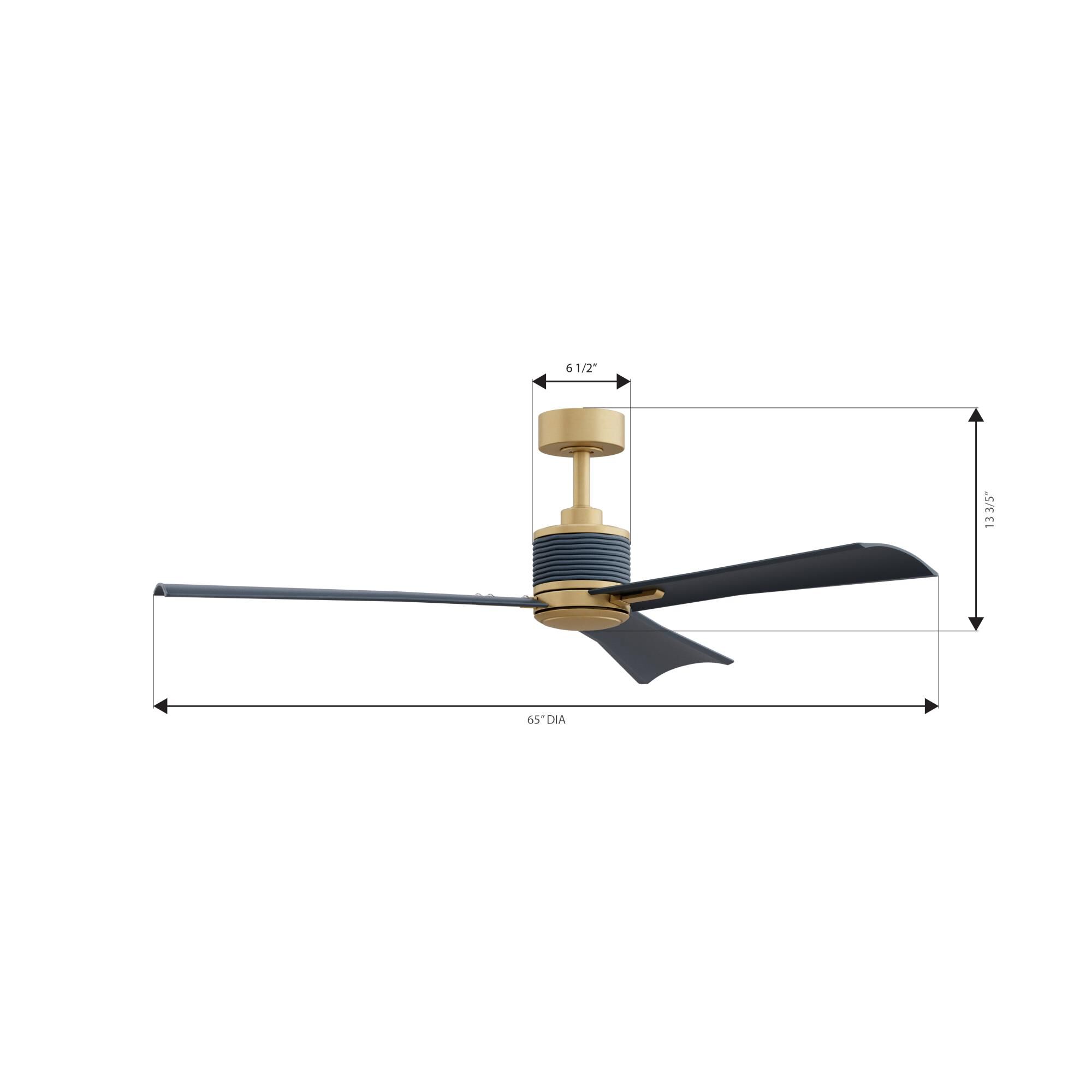 Nauticus 65 Inch Ceiling Fan by Minka Aire