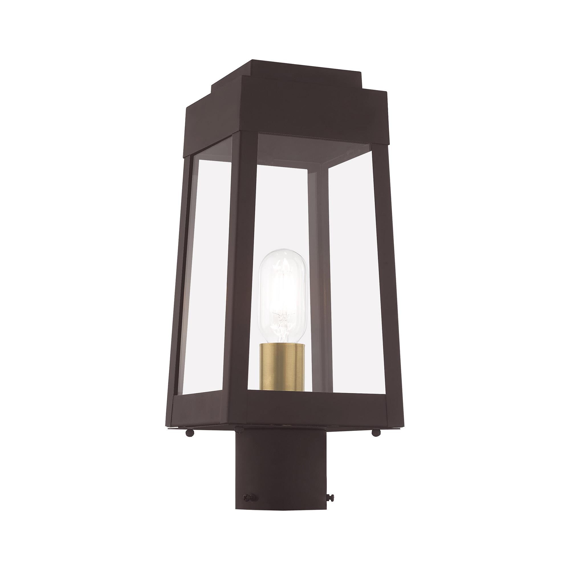 Oslo 15 Inch Tall 1 Light Outdoor Post Lamp by Livex Lighting