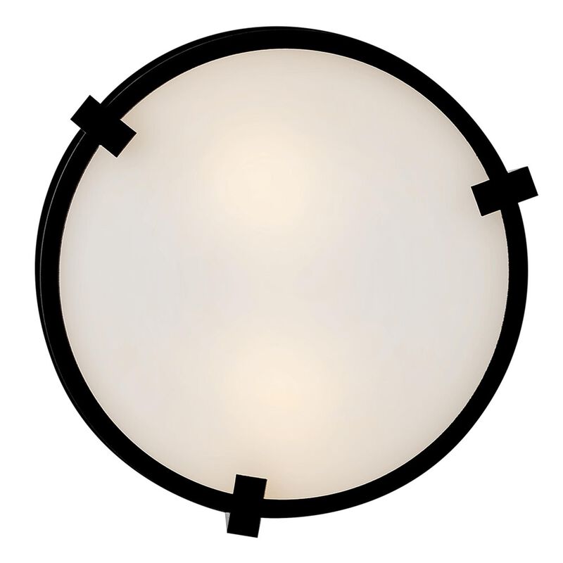 Lowell 13 Inch 2 Light Outdoor Flush Mount by Hinkley