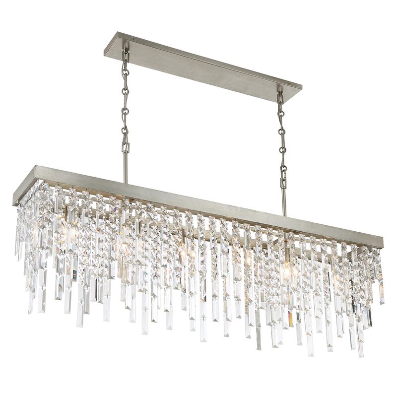 Winfield Medium Linear Chandelier by Crystorama