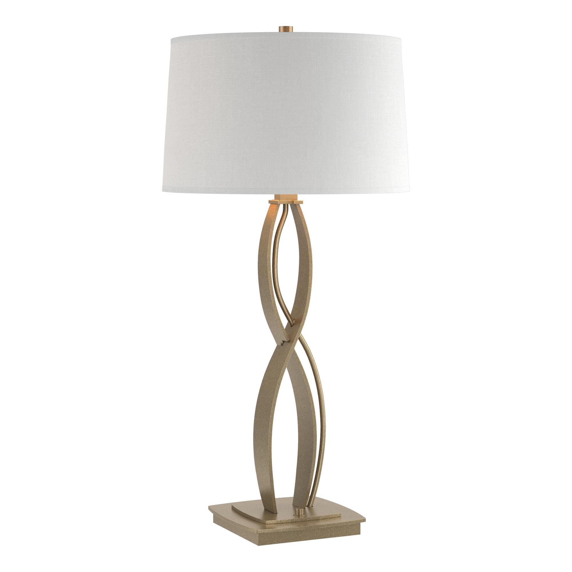 Shown in Soft Gold finish and Natural Anna shade