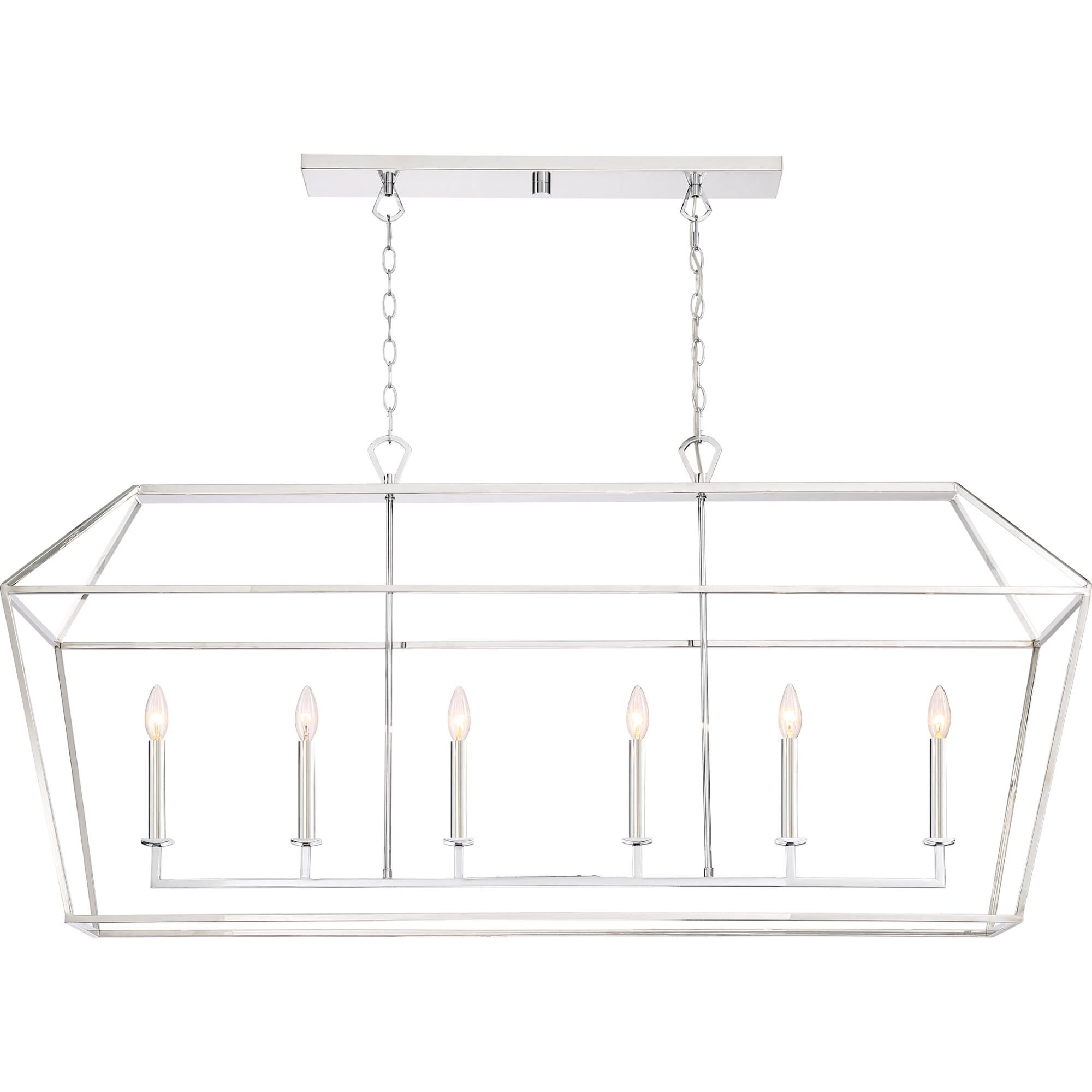 Aviary 54 Inch 6 Light Linear Suspension Light by Quoizel