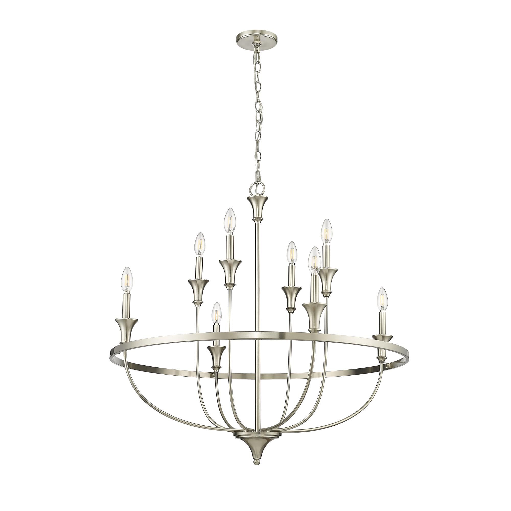 Shown in Brushed Nickel finish