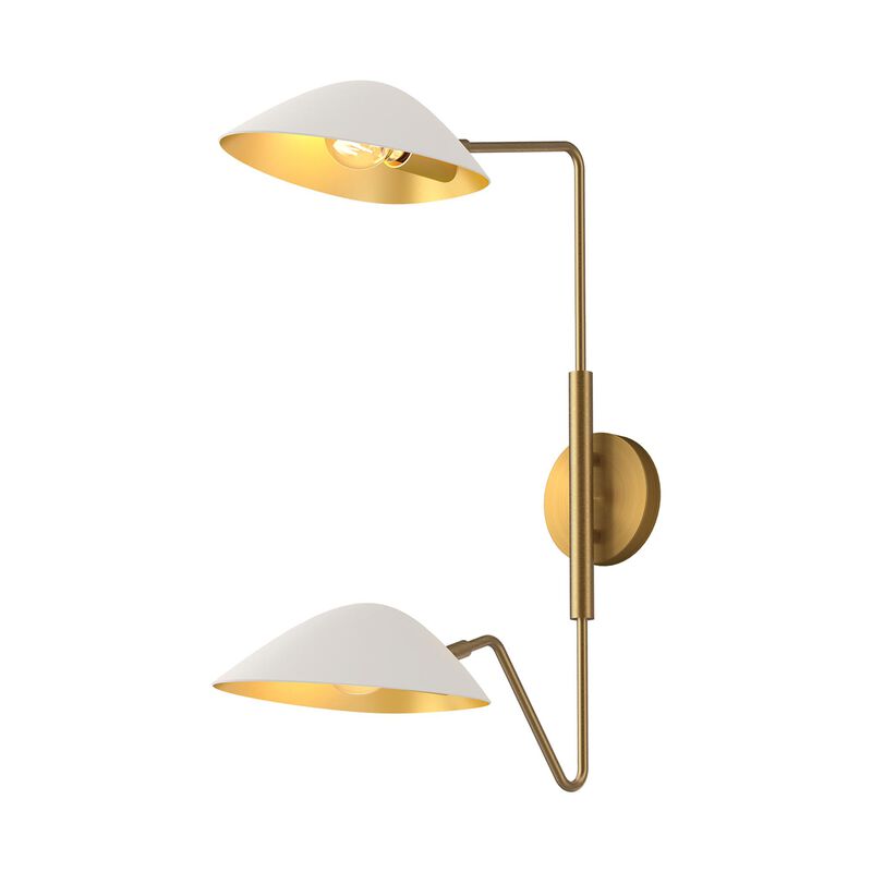 Oscar 24 Inch 2 Light Bath Vanity Light by Alora Mood