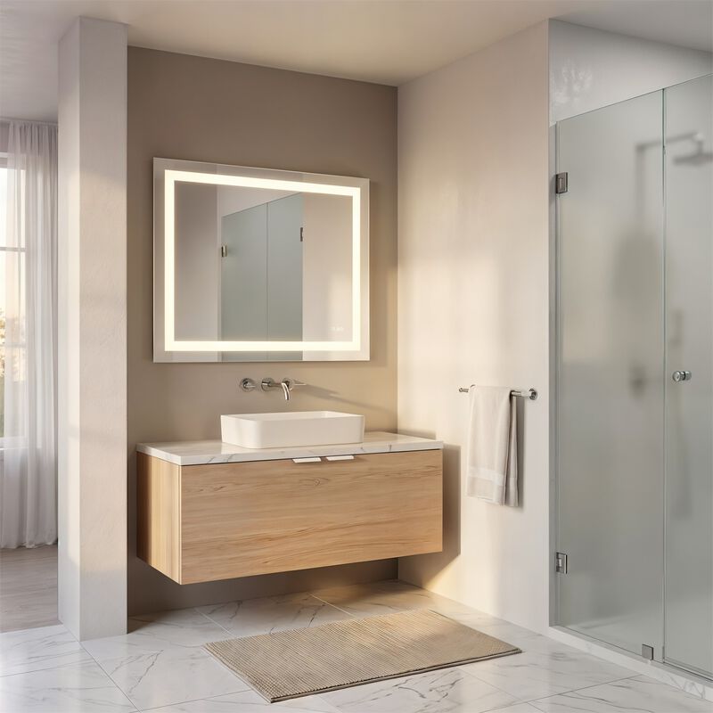 Mera 36 Inch LED Lighted Mirror by Generation Lighting