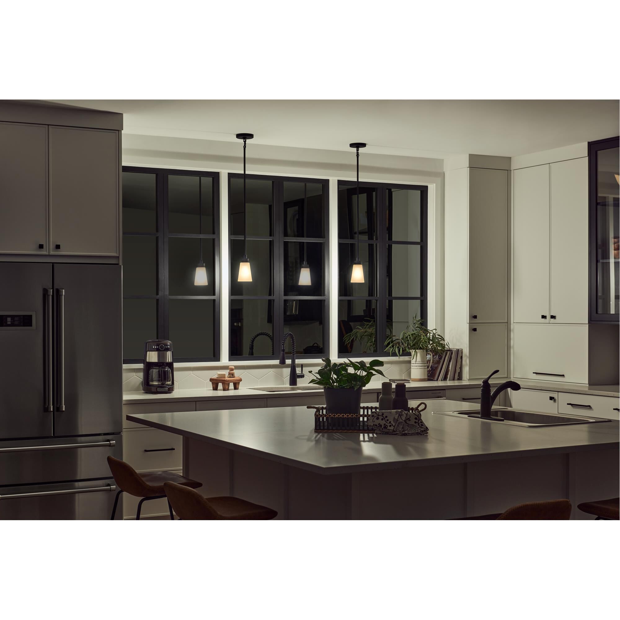 Shown in Black finish