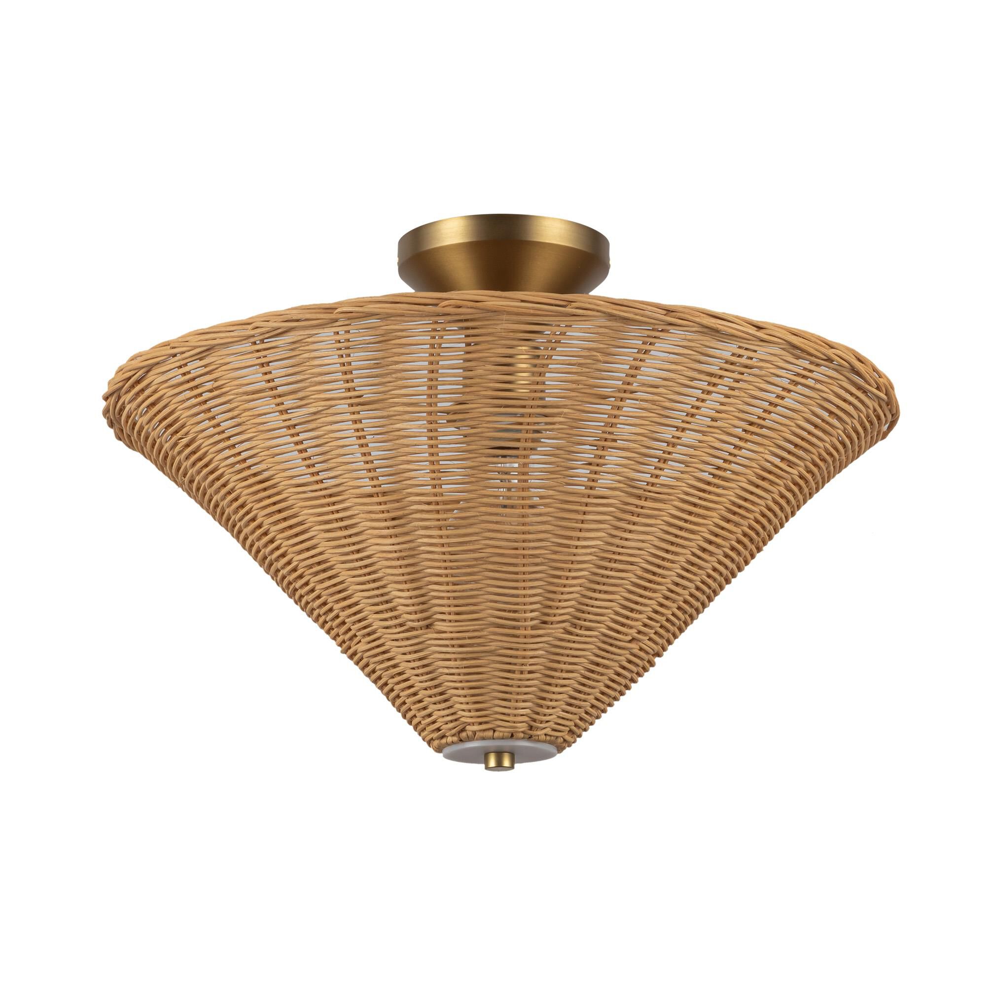 Peyton Fox Bridgette 16 Inch Semi Flush Mount,