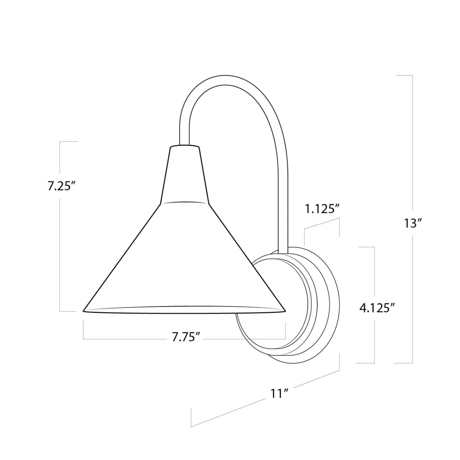 Dublin 13 Inch Wall Sconce by Regina Andrew